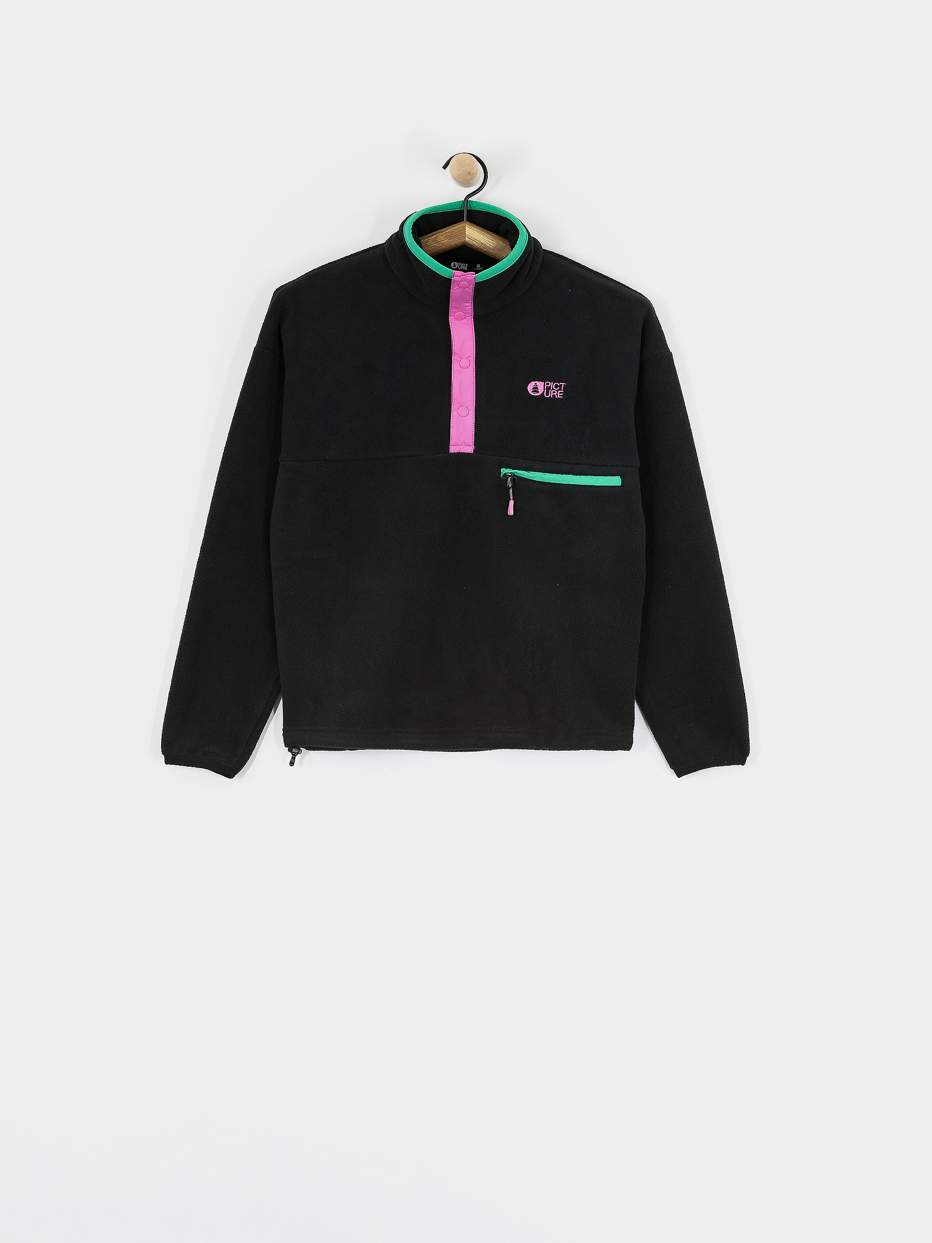 Picture Arcca 1/4 Zip Wmn Polu00e1r pulu00f3ver (black)