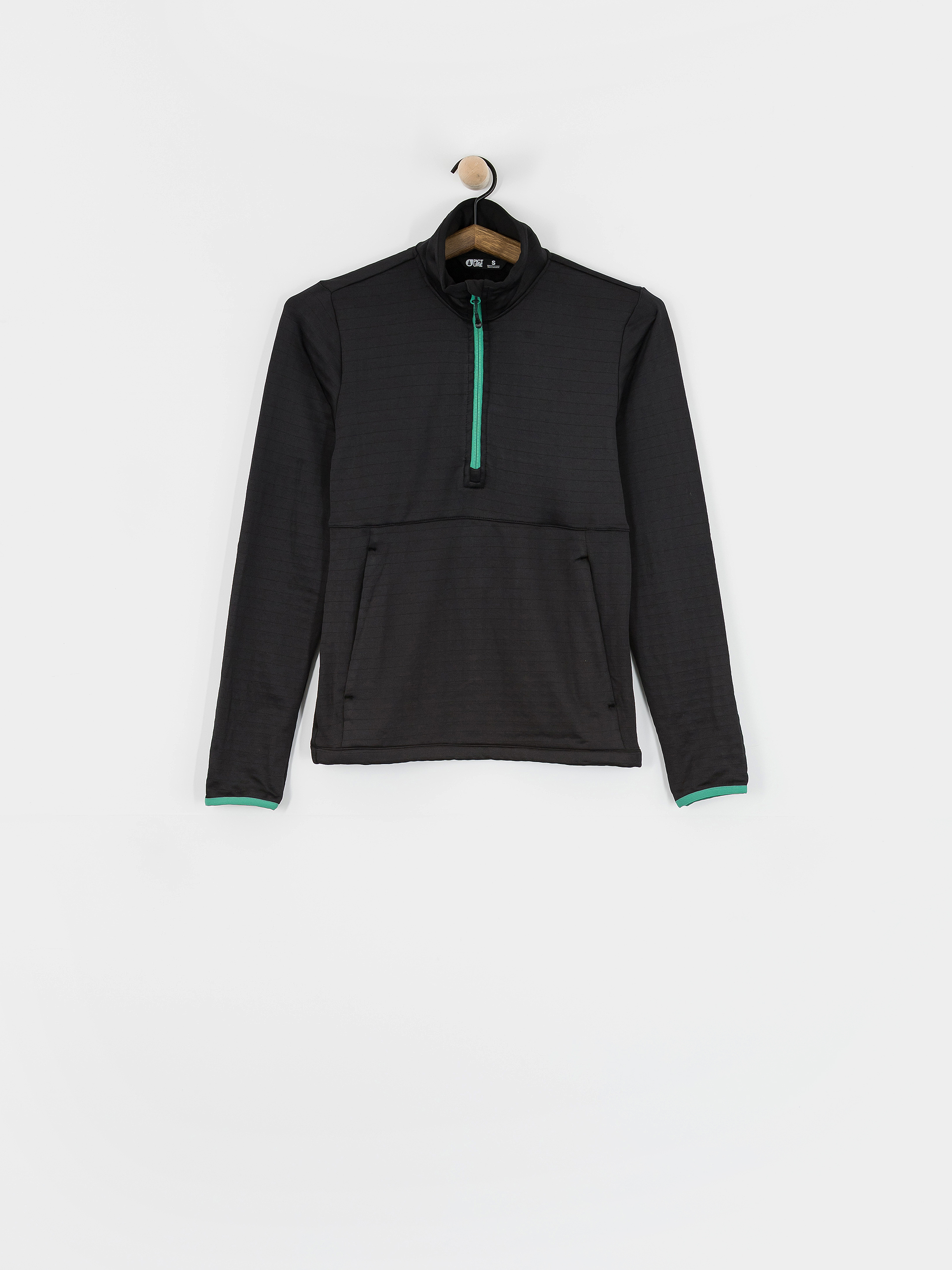 Picture Bake Grid 1/4 Zip Wmn Thermo pulóver (black)