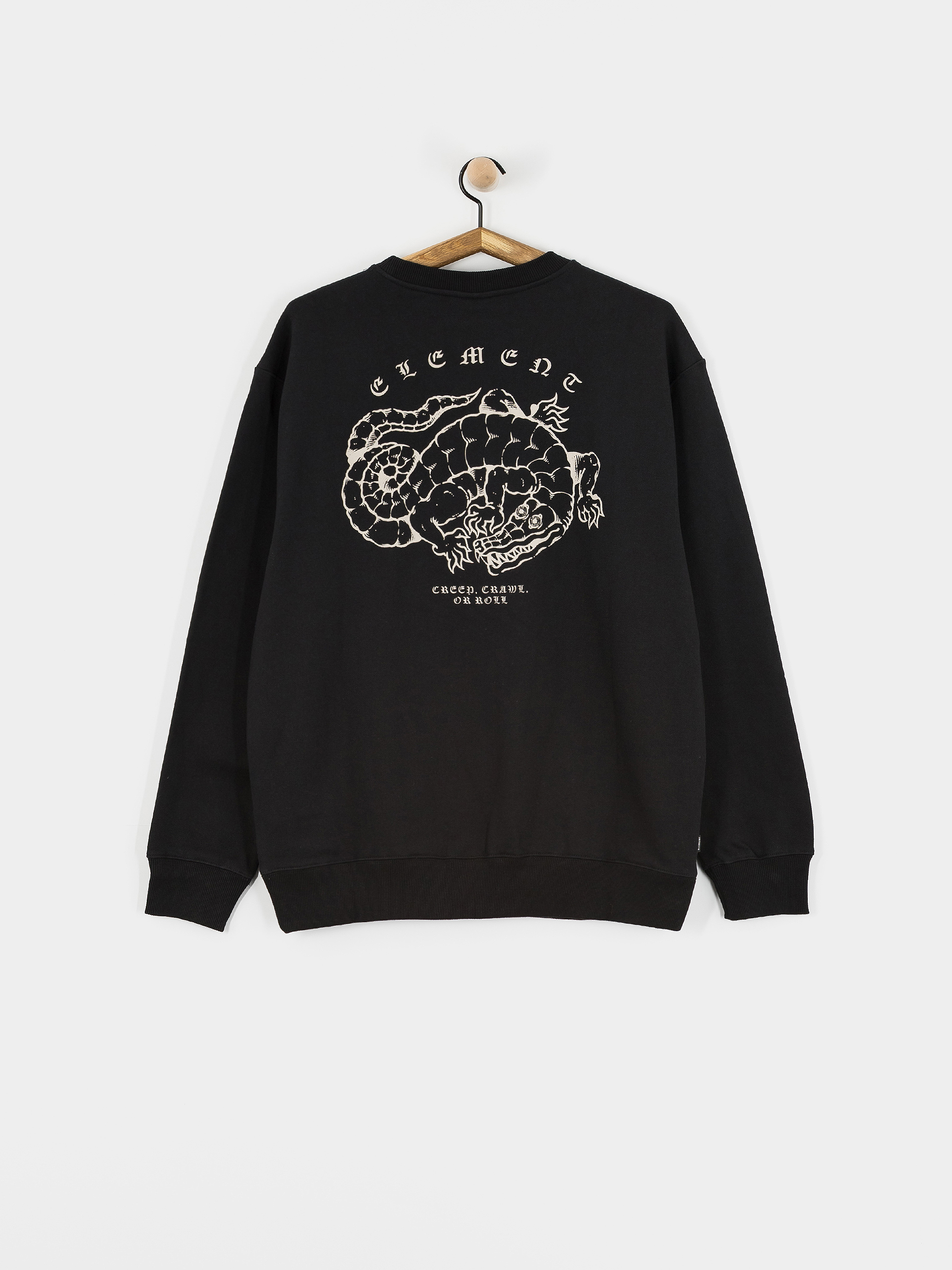 Element Aligator Cr Pulóver (flint black)