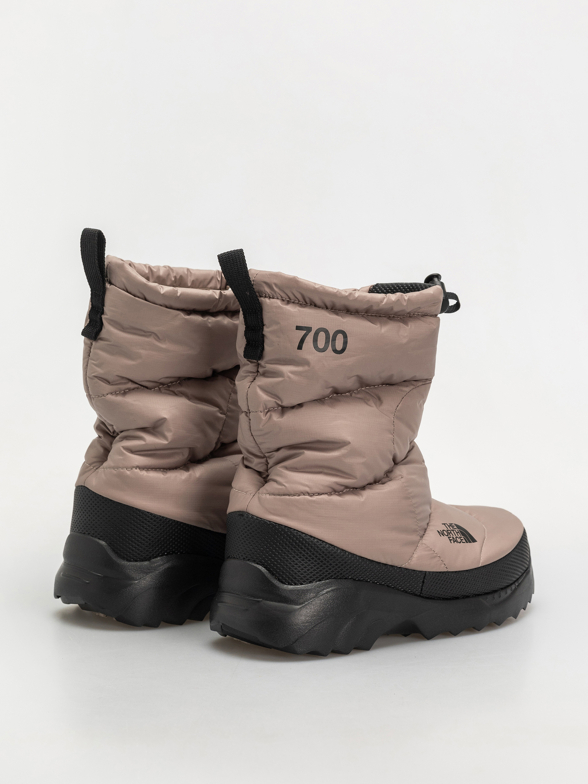 The North Face Nuptse Traction Bootie Cipők (mushroom grey/tnf black)