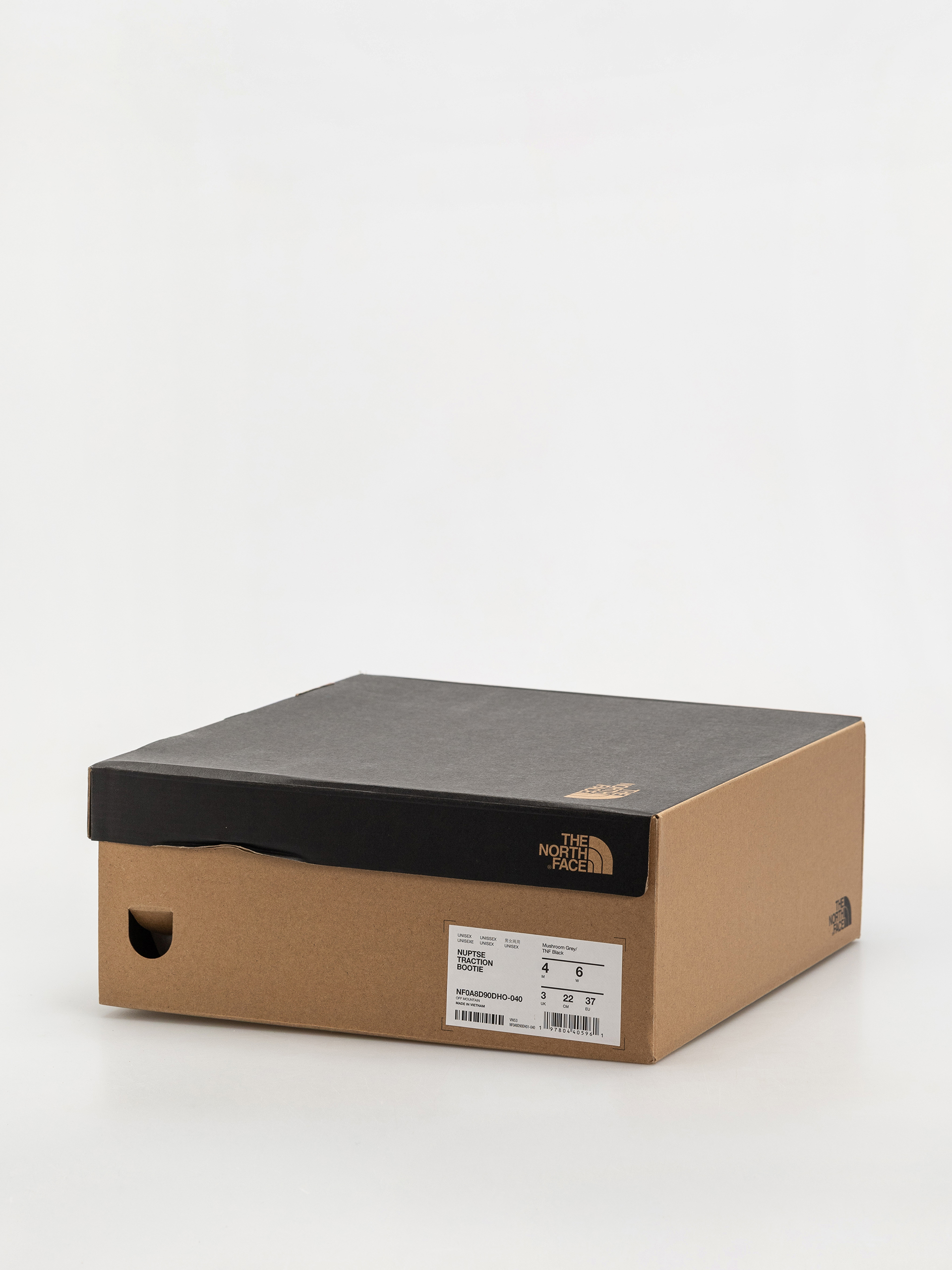 The North Face Nuptse Traction Bootie Cipők (mushroom grey/tnf black)