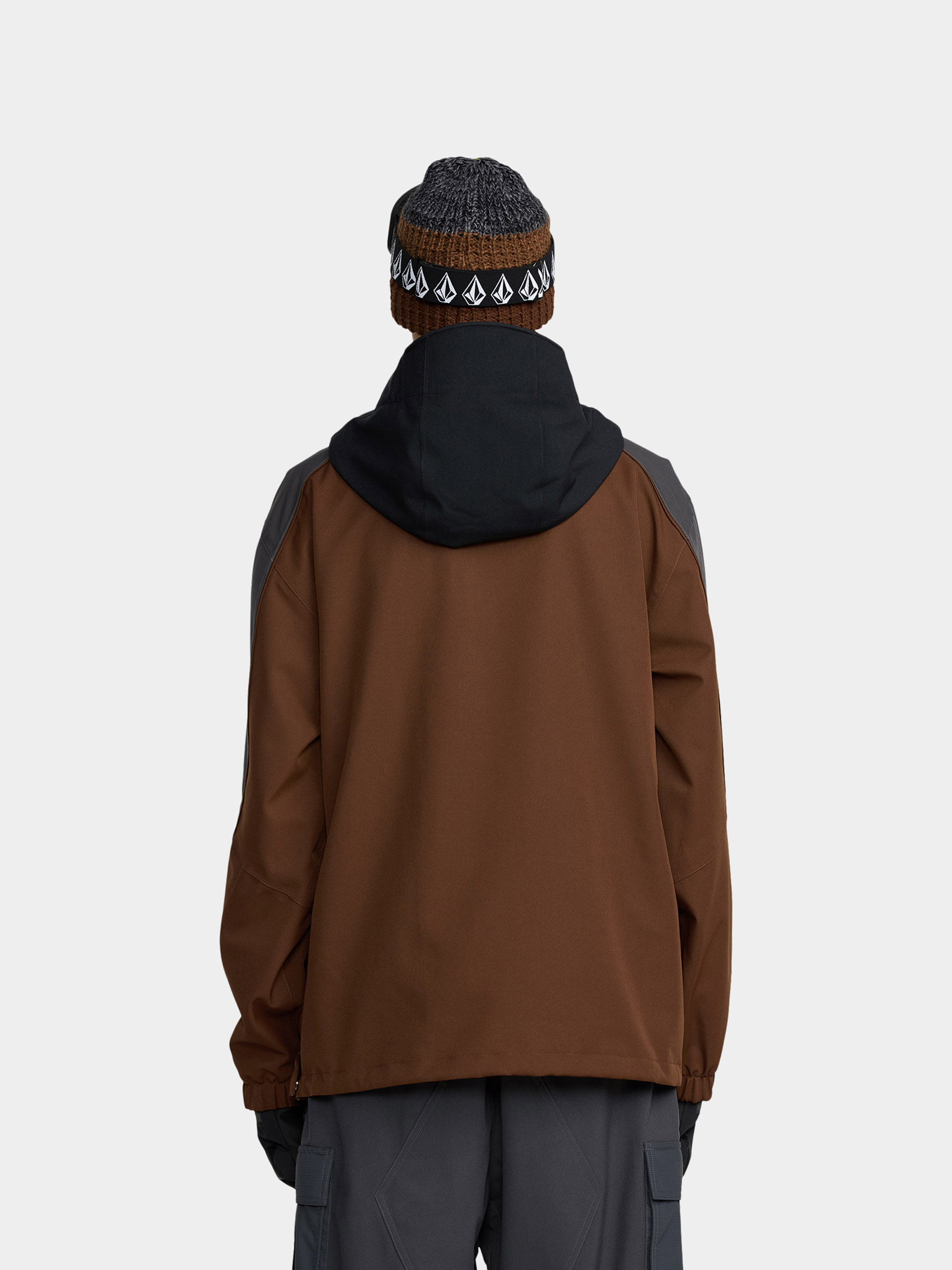 Férfi Snowboard dzseki Volcom Brighton Pullover (brown)