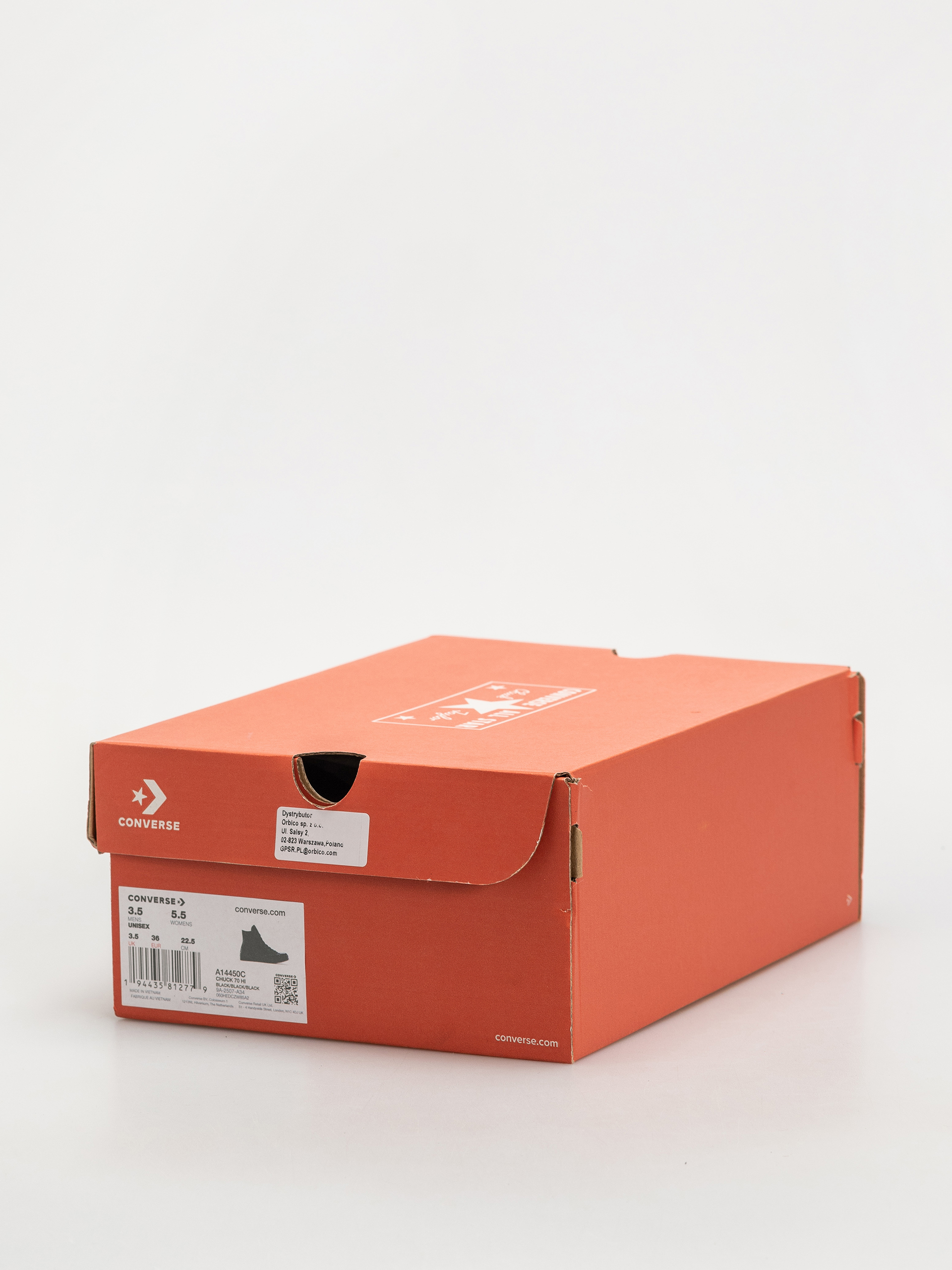 Tornacipők Converse Chuck 70 Hi (black/black/black)