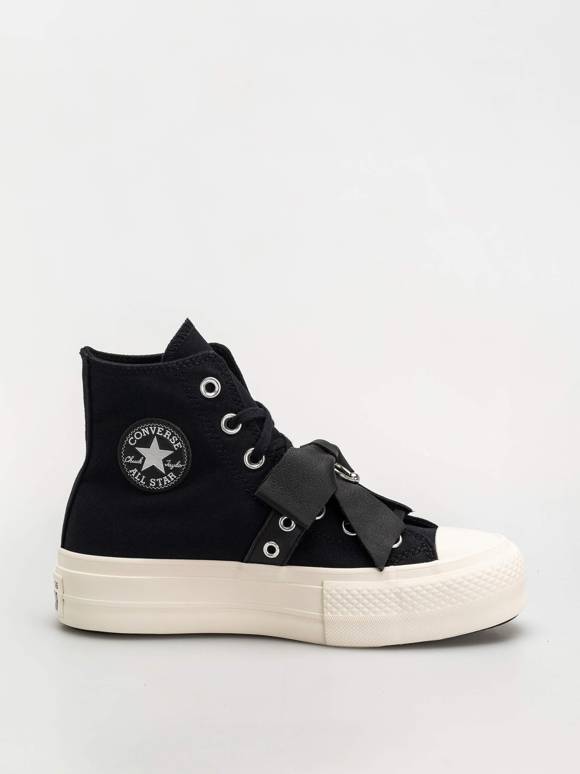 Tornacipu0151k Converse Chuck Taylor All Star Lift Hi Wmn (black/silver/egret)