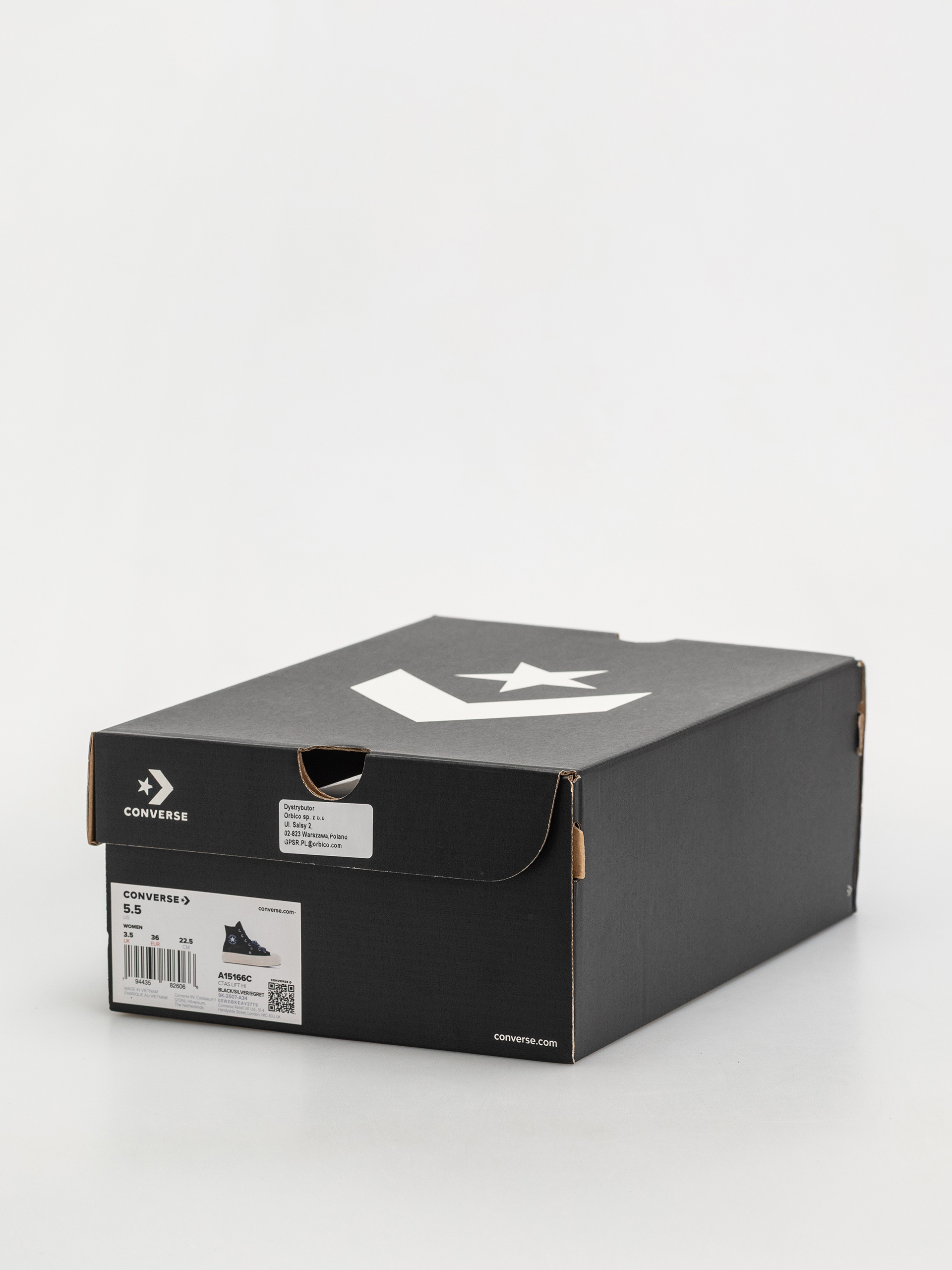 Tornacipők Converse Chuck Taylor All Star Lift Hi Wmn (black/silver/egret)