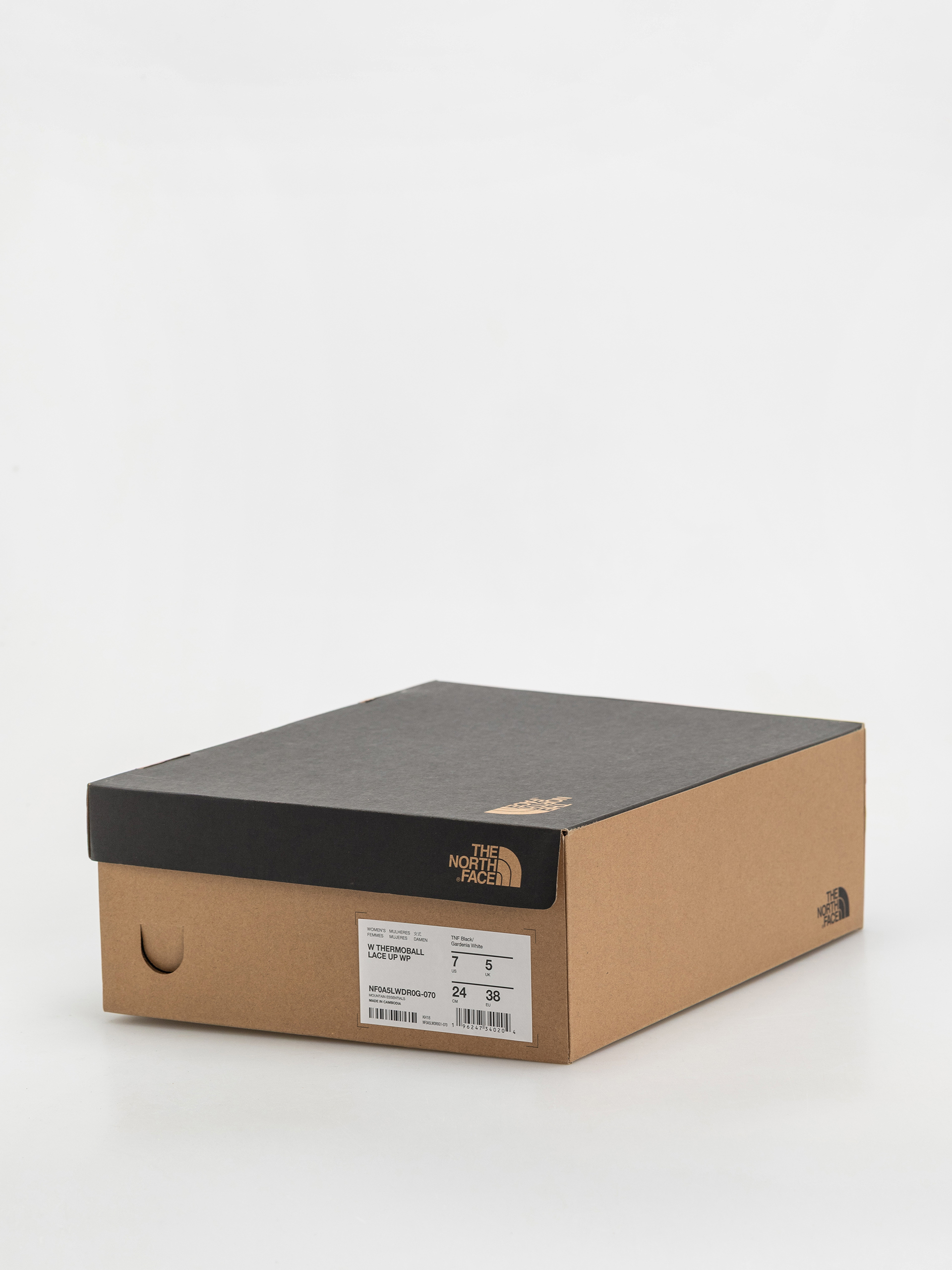 Cipők The North Face Thermoball Lace Up Wp Wmn (tnf black/gardenia white)