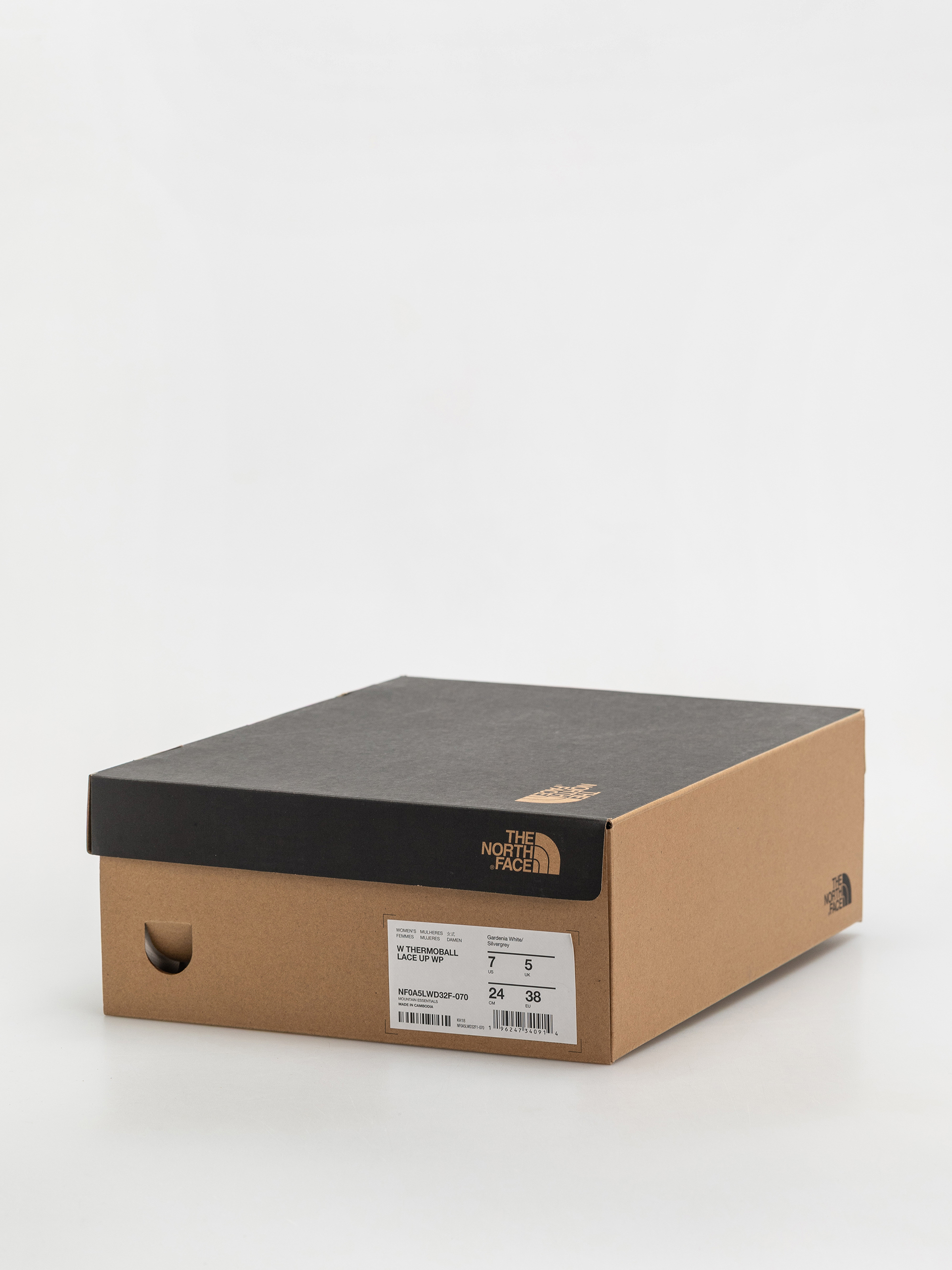 Cipők The North Face Thermoball Lace Up Wp Wmn (gardenia white/silvergrey)