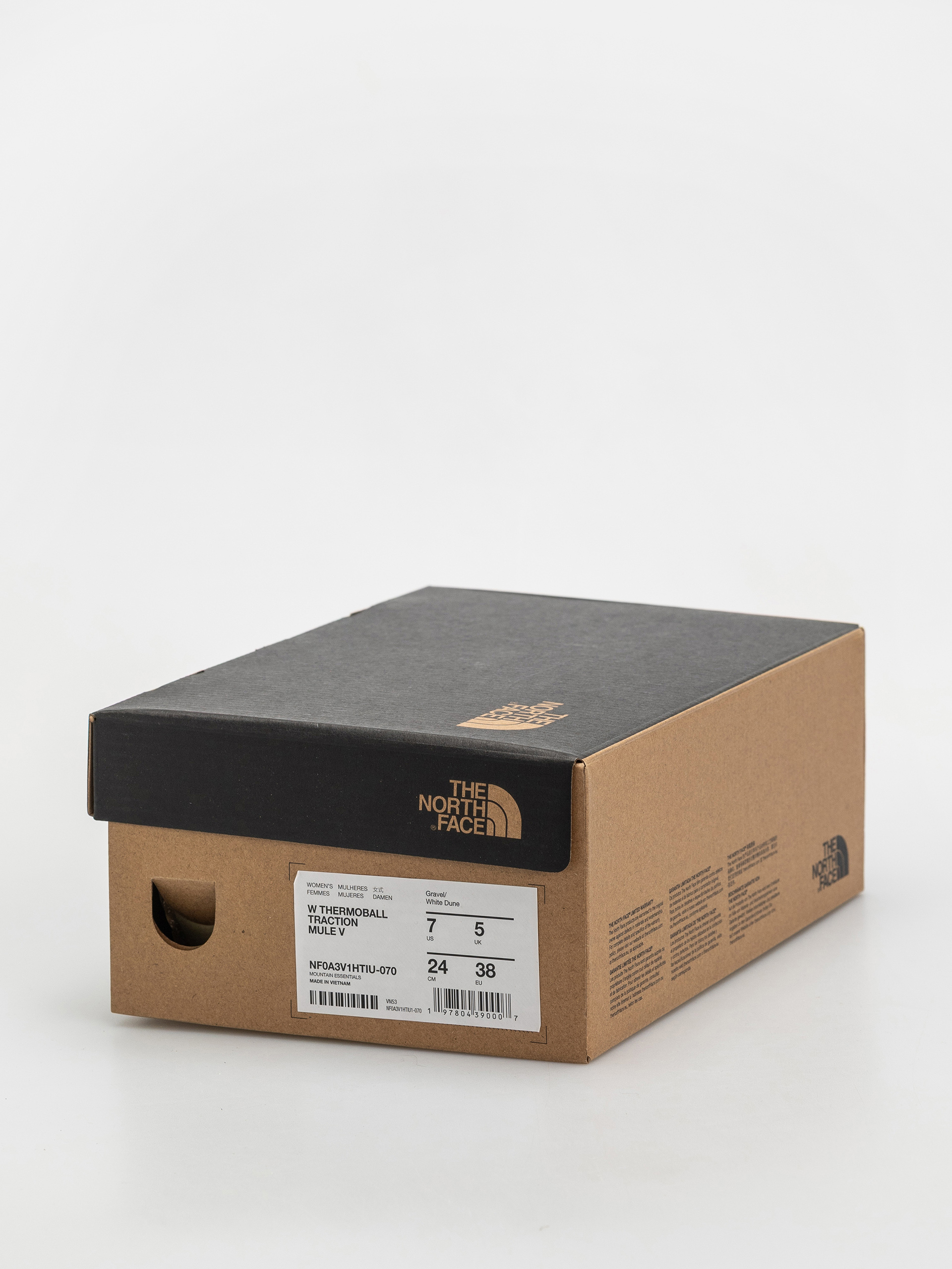 Cipők The North Face Thermoball Traction Mule V Wmn (gravel/white dune)