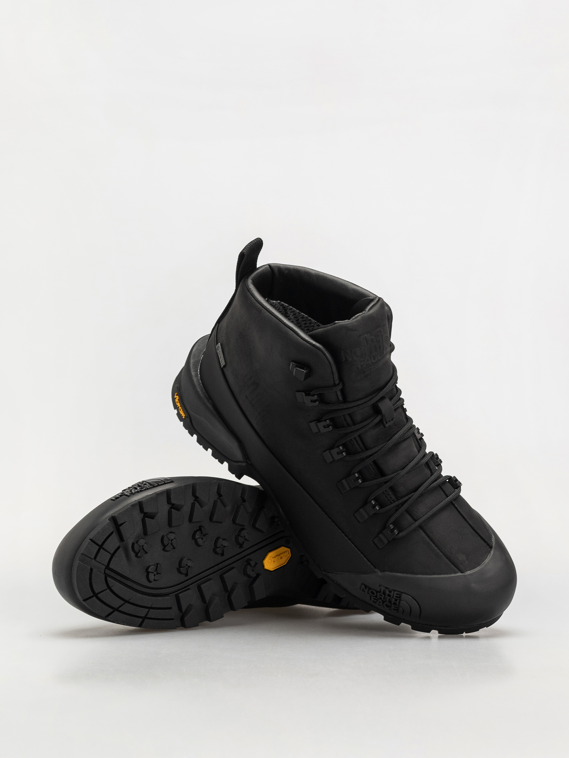 The North Face Glenclyffe Mid Leather Gore Tex Cipők (tnf black/tnf black)