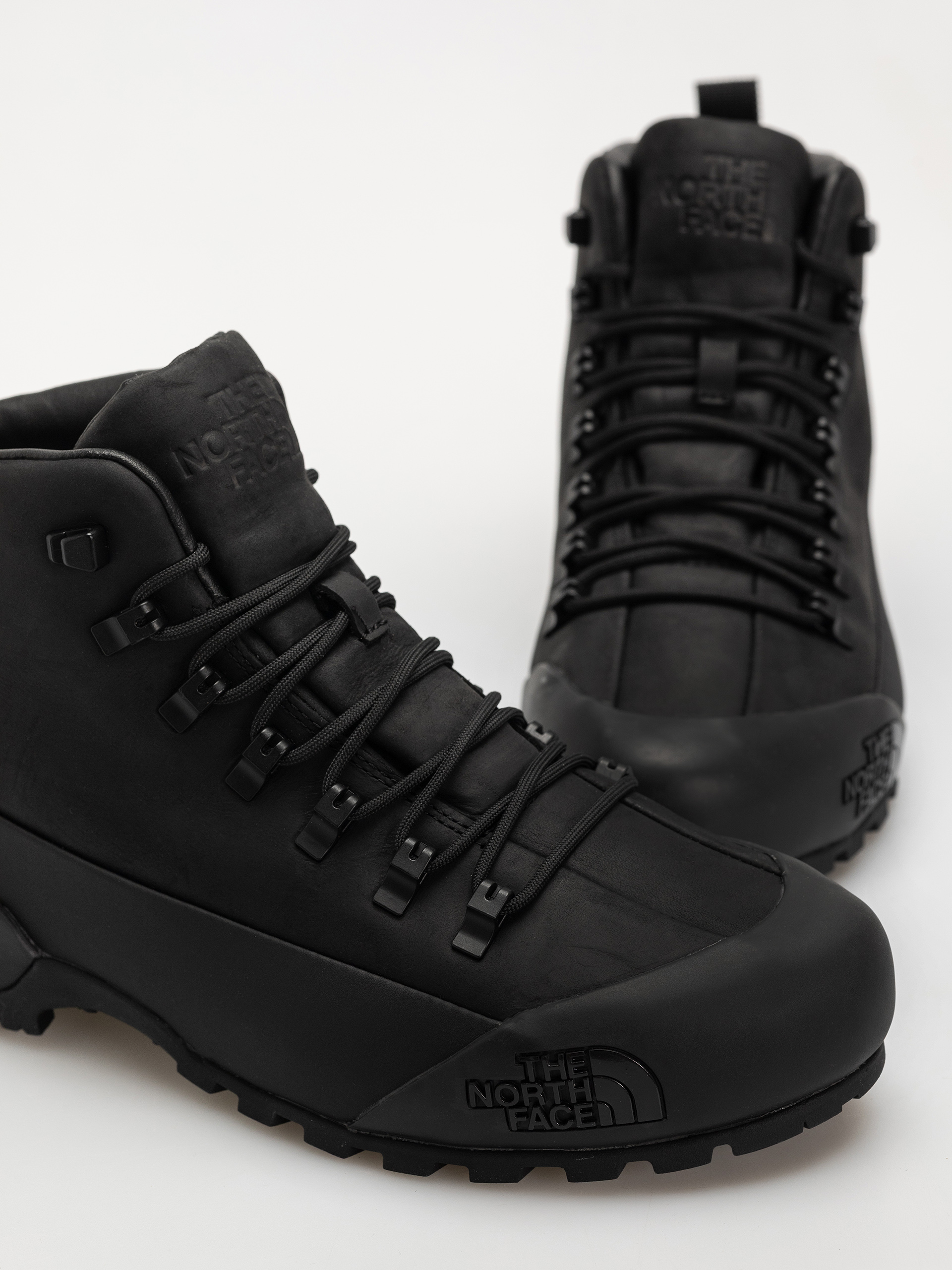 The North Face Glenclyffe Mid Leather Gore Tex Cipők (tnf black/tnf black)