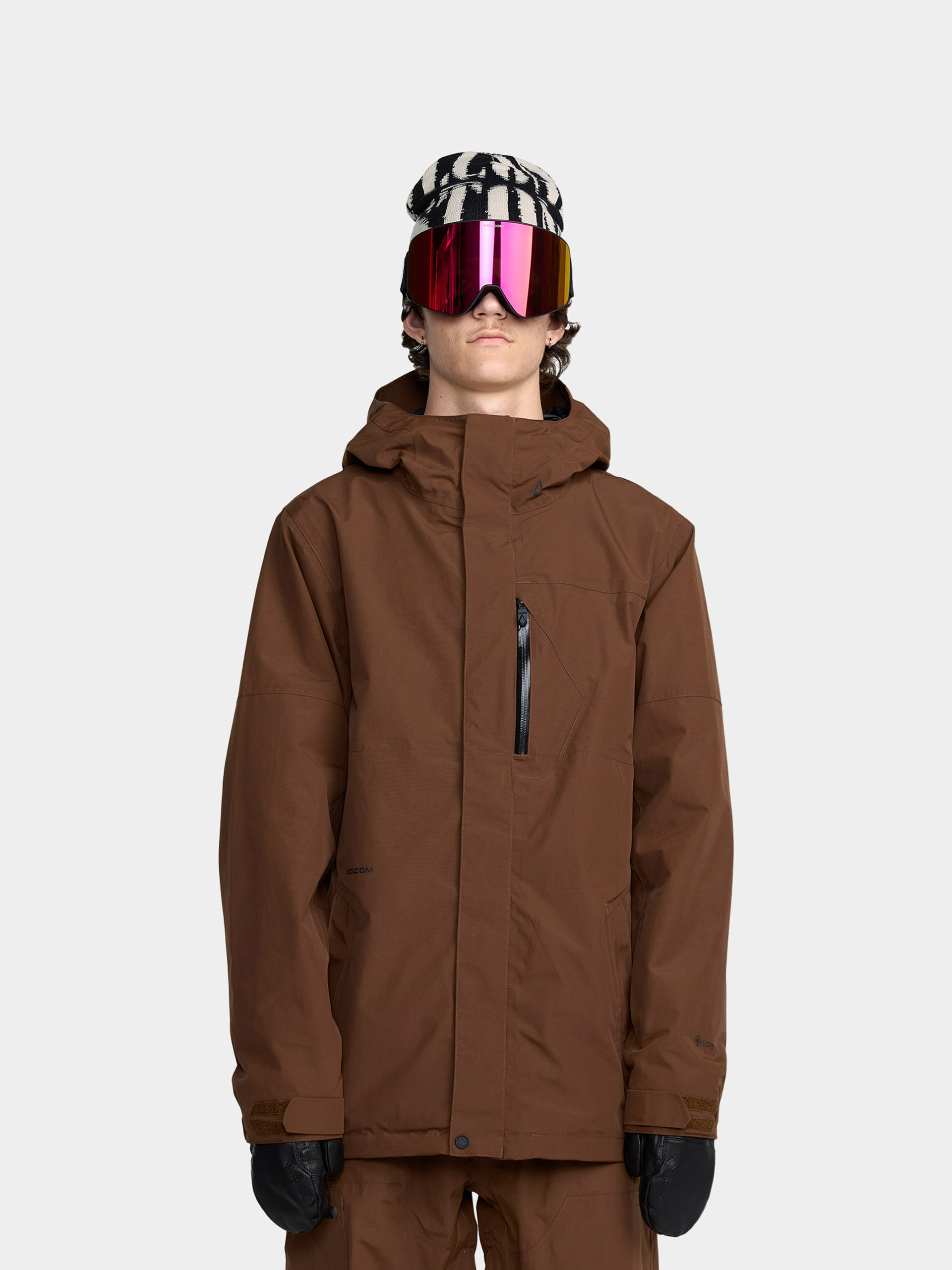 Snowboard dzseki Volcom L Ins Gore Tex (brown)