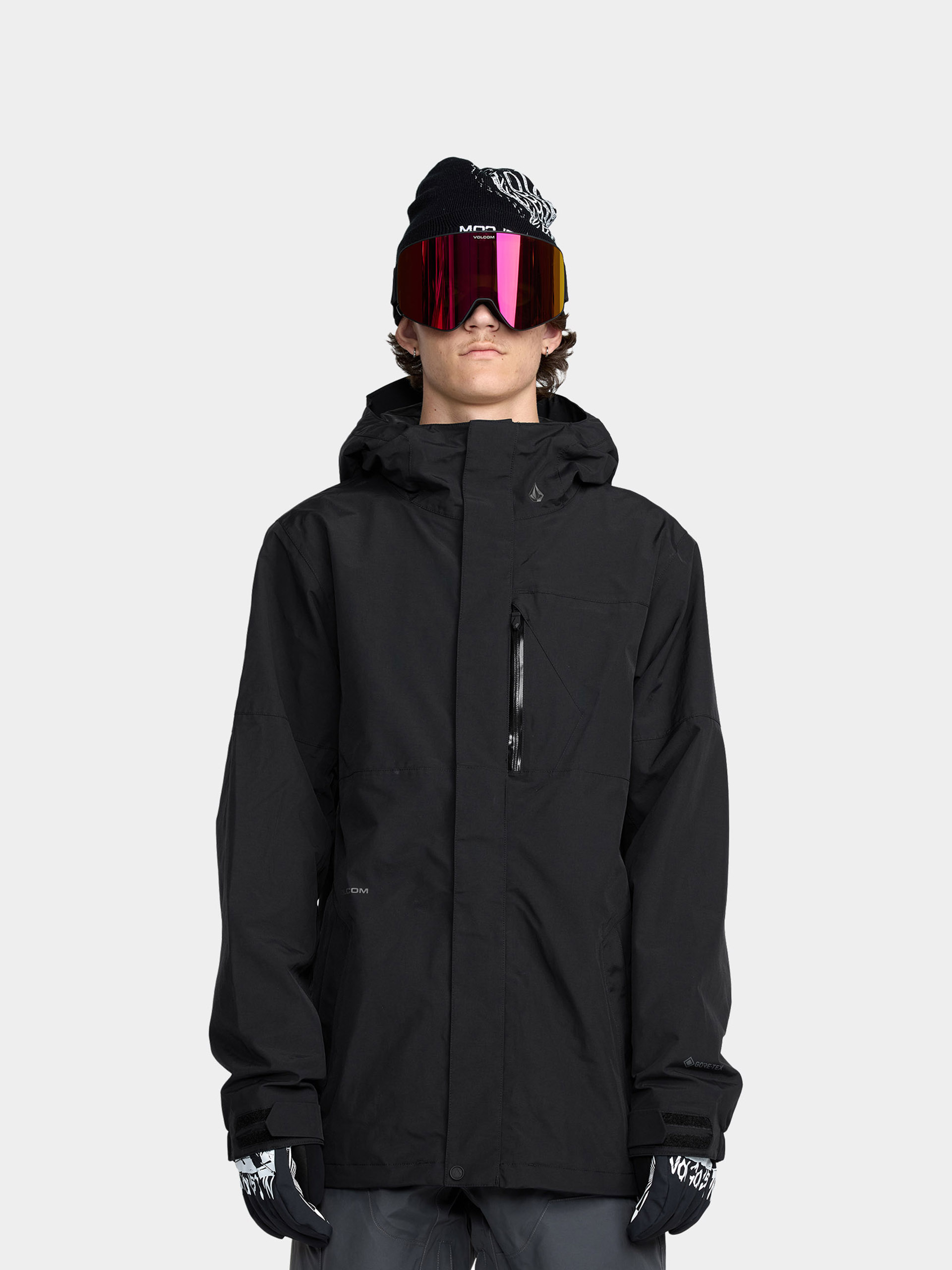 Snowboard dzseki Volcom L Ins Gore Tex (black)