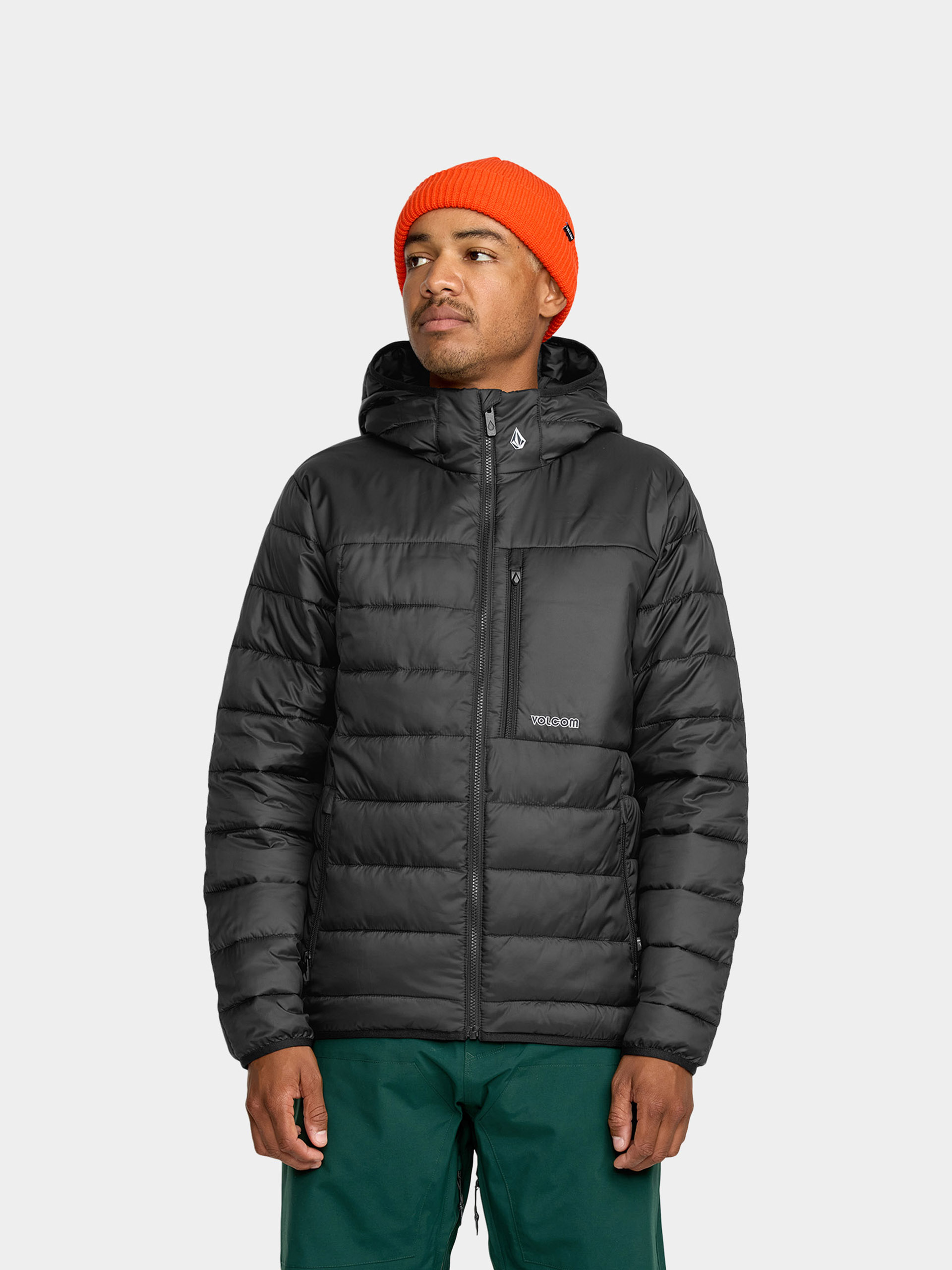 Snowboard dzseki Volcom Puff Puff Hooded (black)