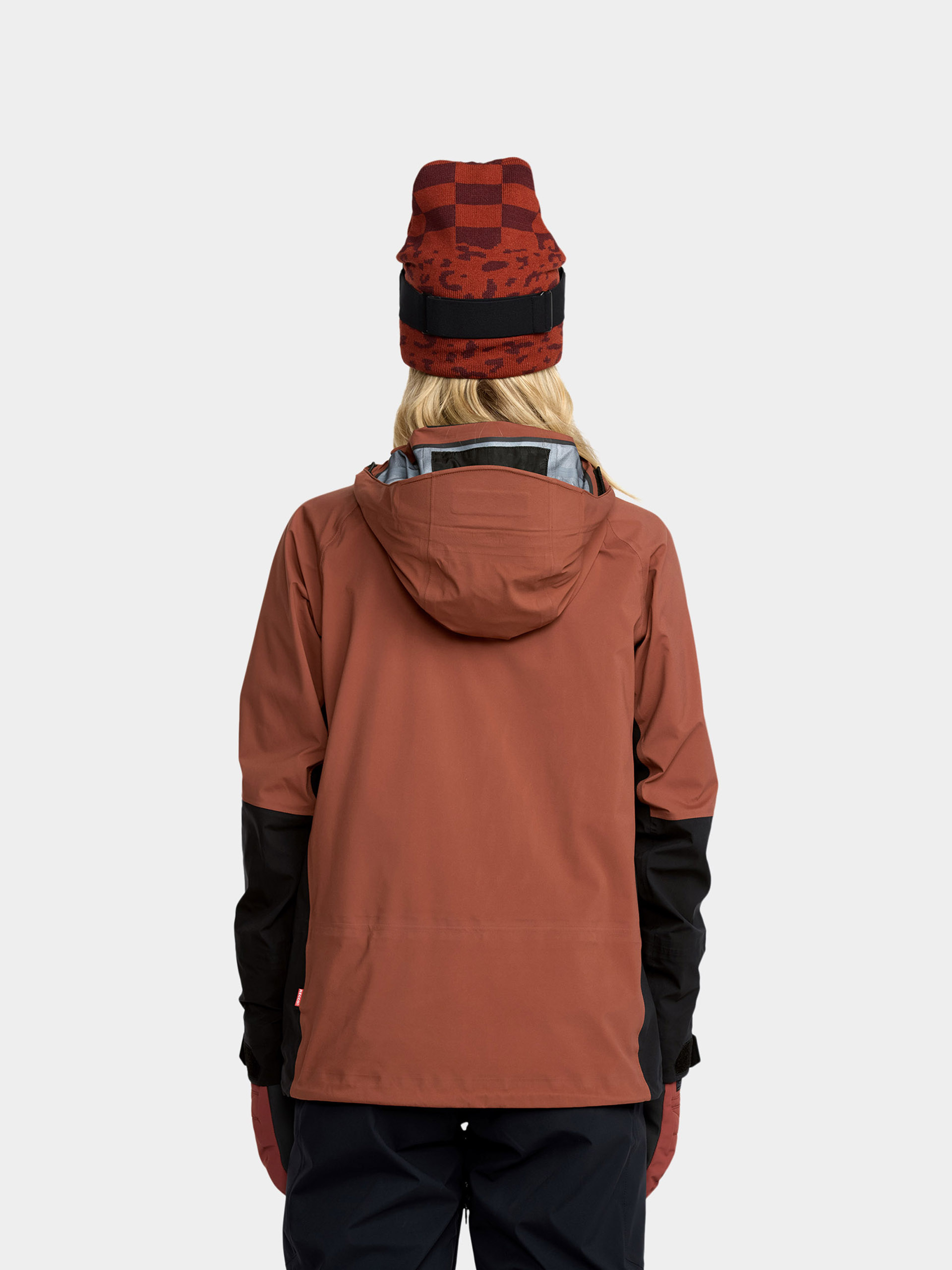 Női Snowboard dzseki Volcom Vs 3L Stretch Gore (henna)