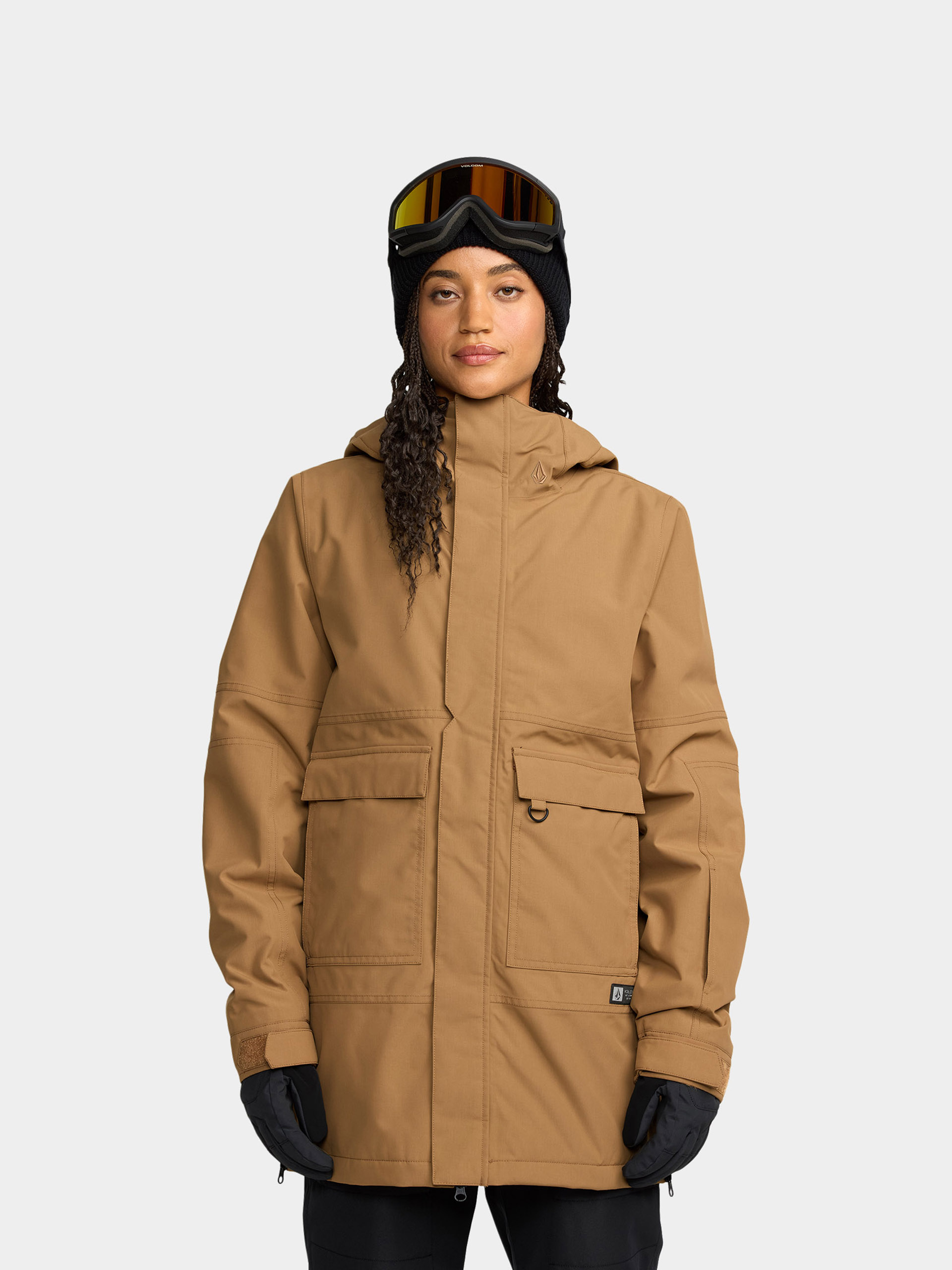Snowboard dzseki Volcom Qc Cruiser Ins Parka Wmn (bronze)