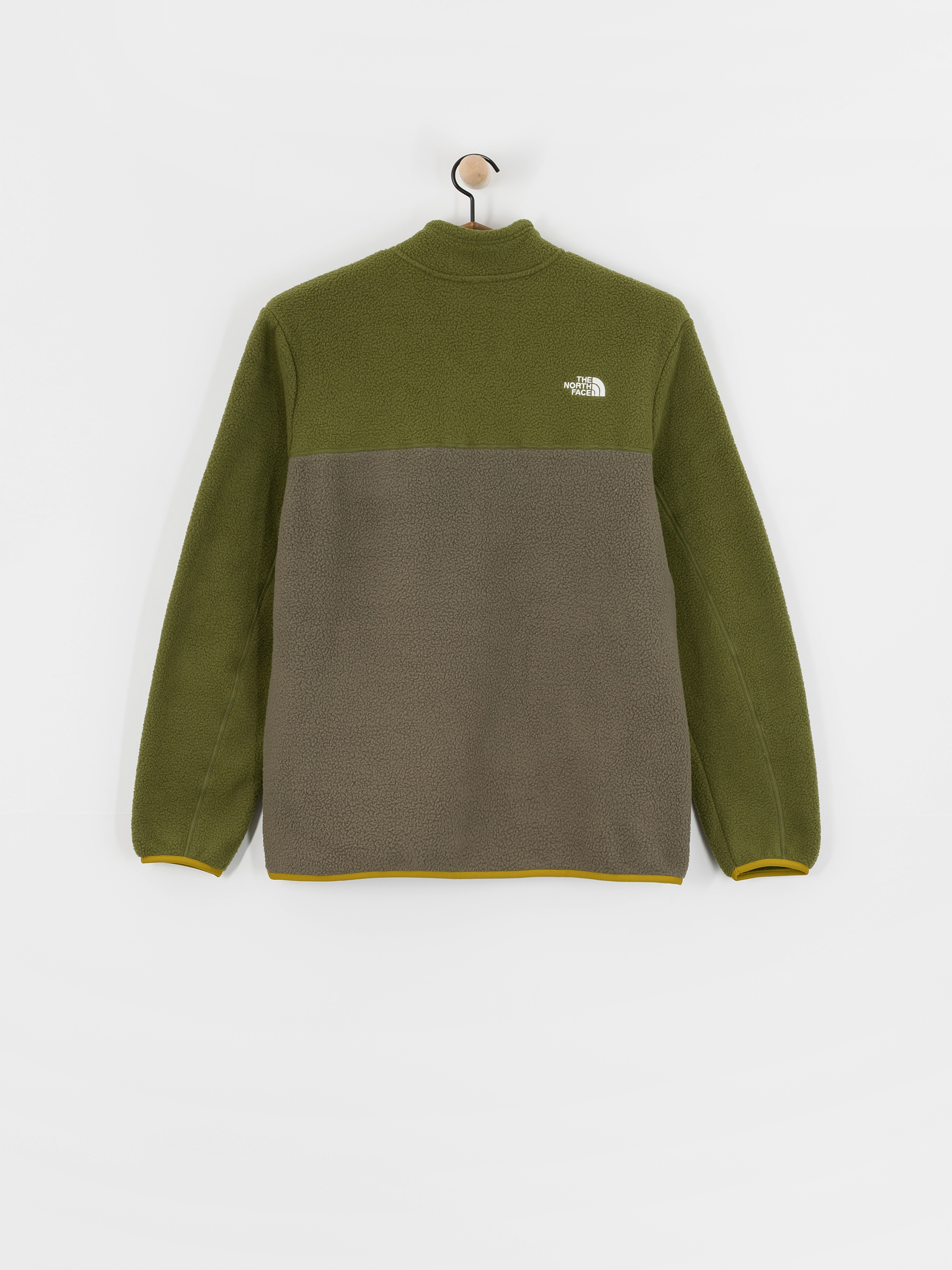 Férfi The North Face Yumiori 1/4 Zip Polár pulóver (new taupe green/woodlan)