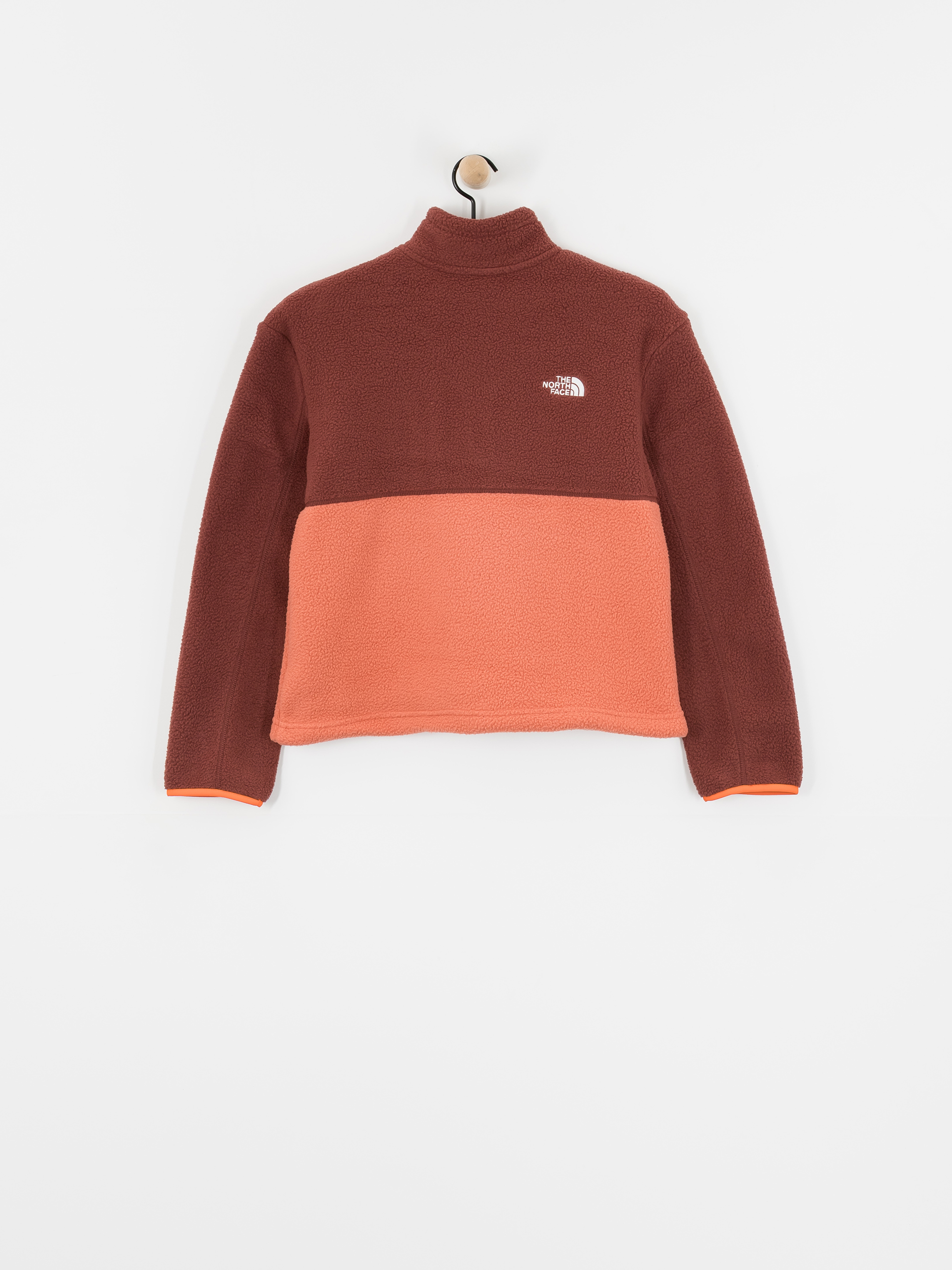 Férfi The North Face Yumiori 1/4 Zip Polár pulóver (mars dust/sumac/solar f)
