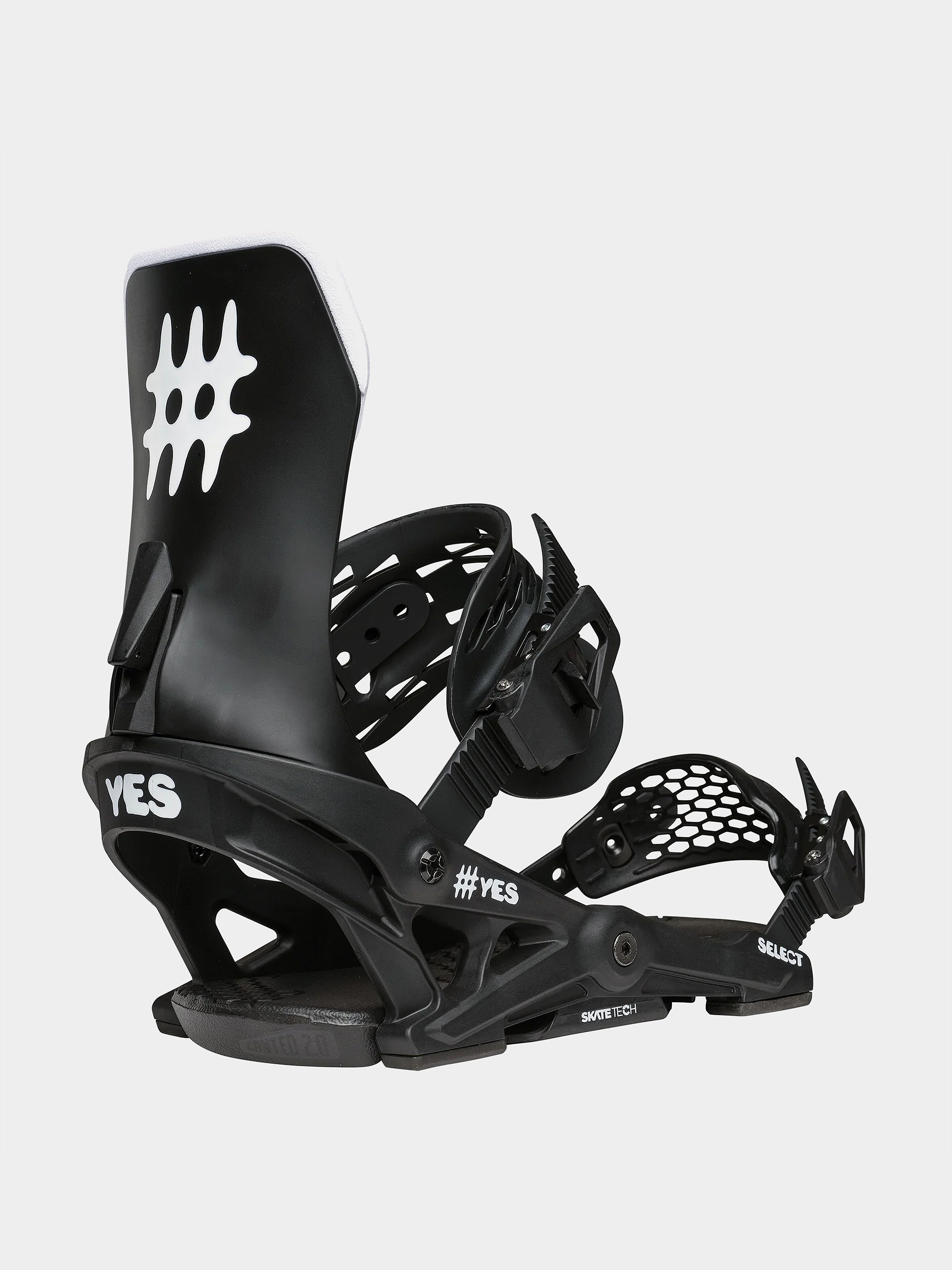 Snowboard kötés Yes Select (pitch black)