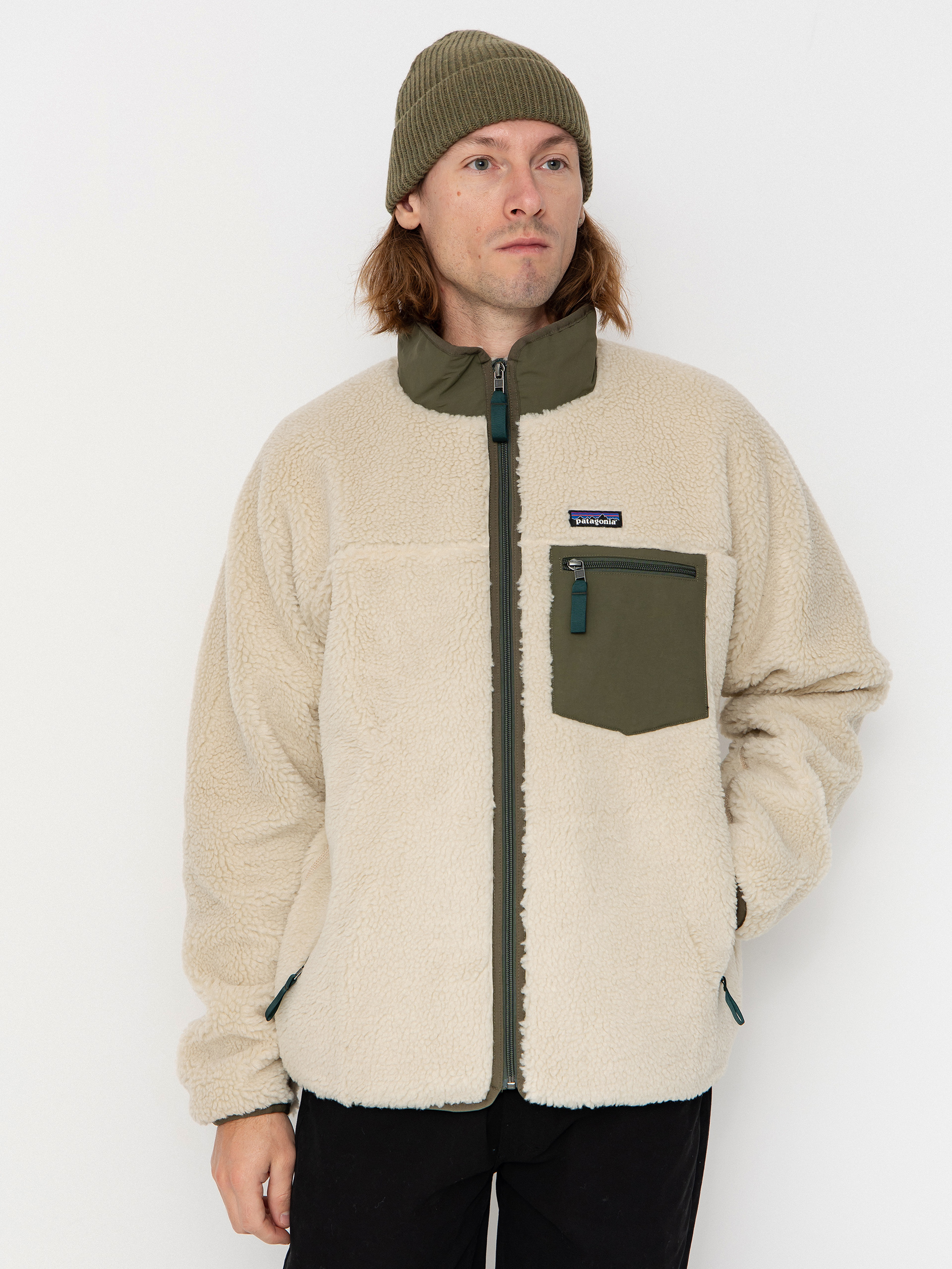 Patagonia Classic Retro X Dzseki (dark natural w/basin green)