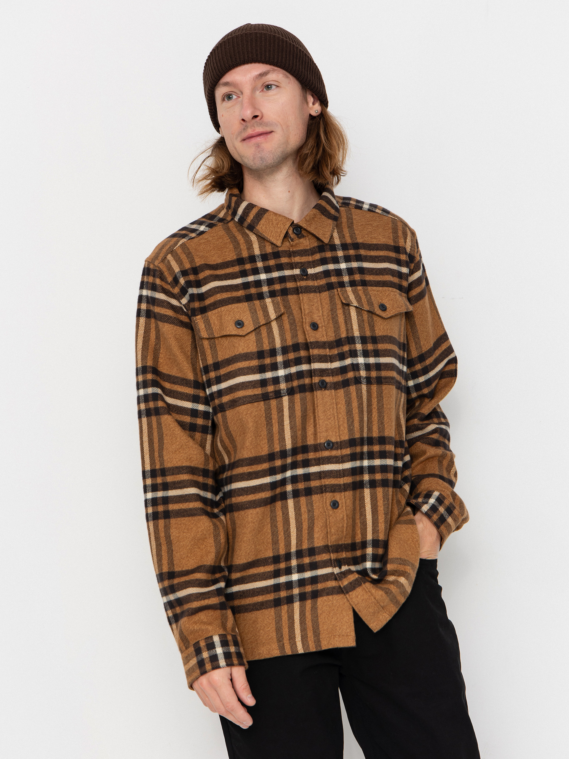 Patagonia Fjord Flannel Ing (catch deer brown)
