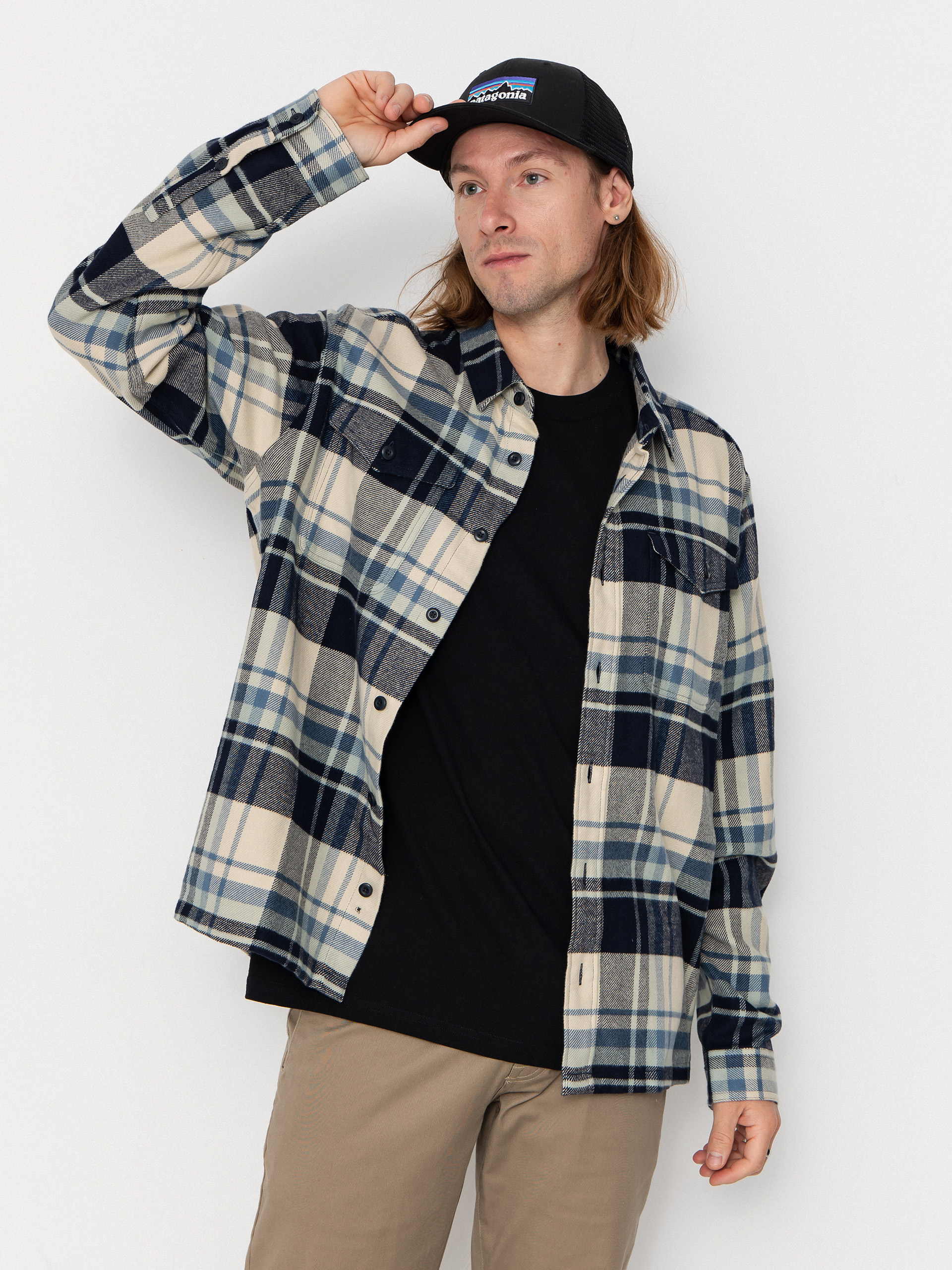 Patagonia Fjord Flannel Ing (hibernate sunken blue)