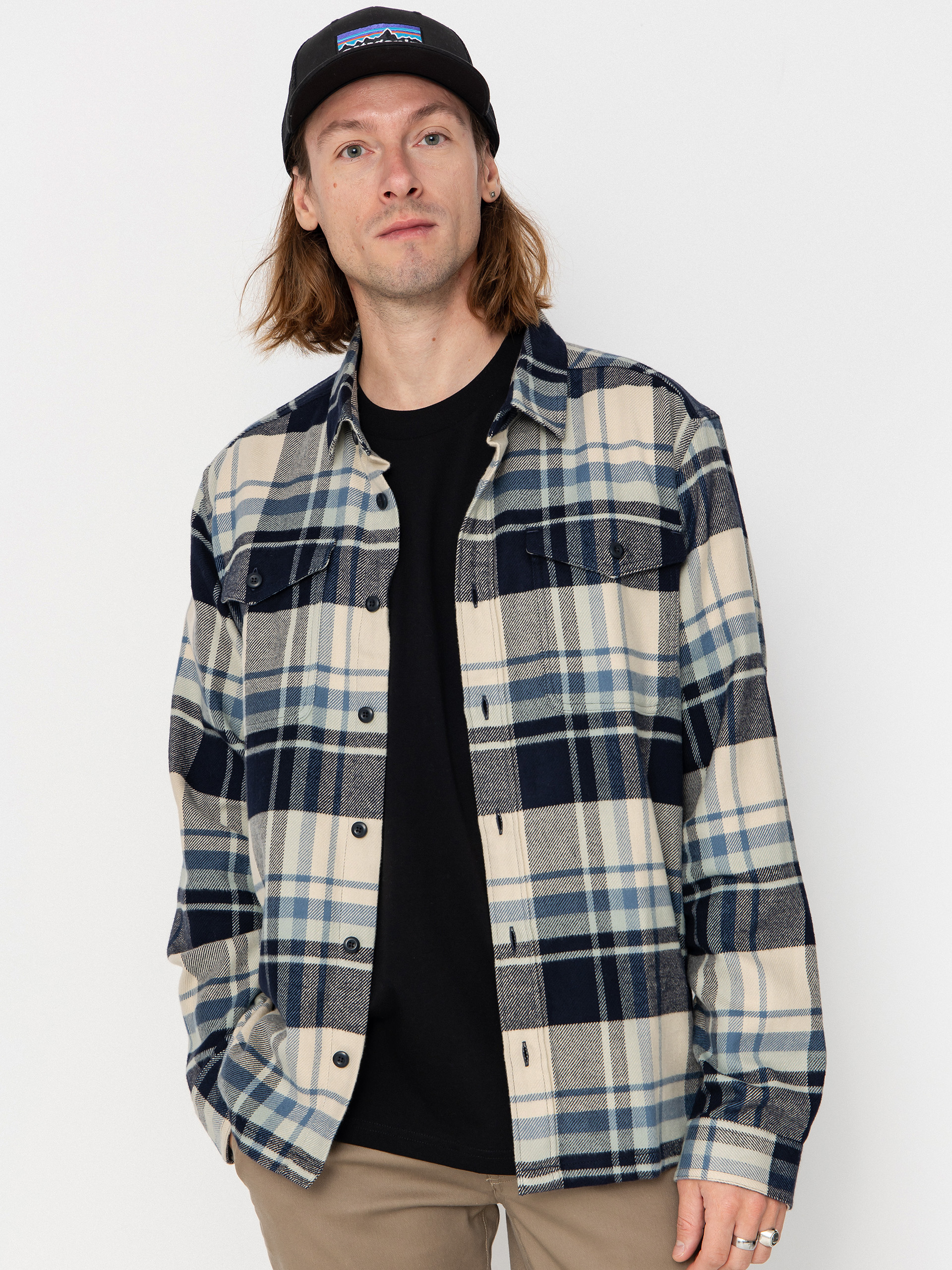 Patagonia Fjord Flannel Ing (hibernate sunken blue)