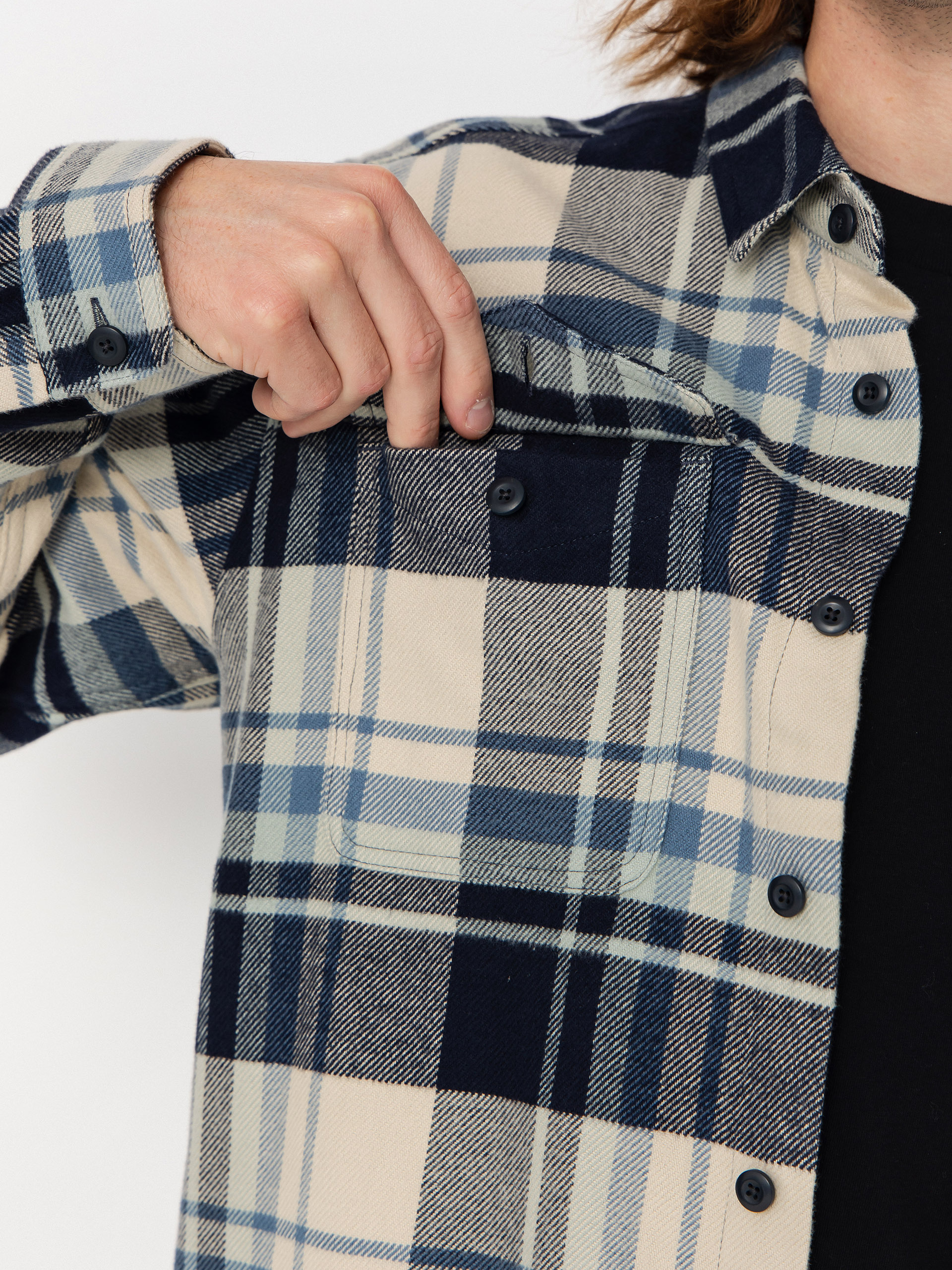 Patagonia Fjord Flannel Ing (hibernate sunken blue)