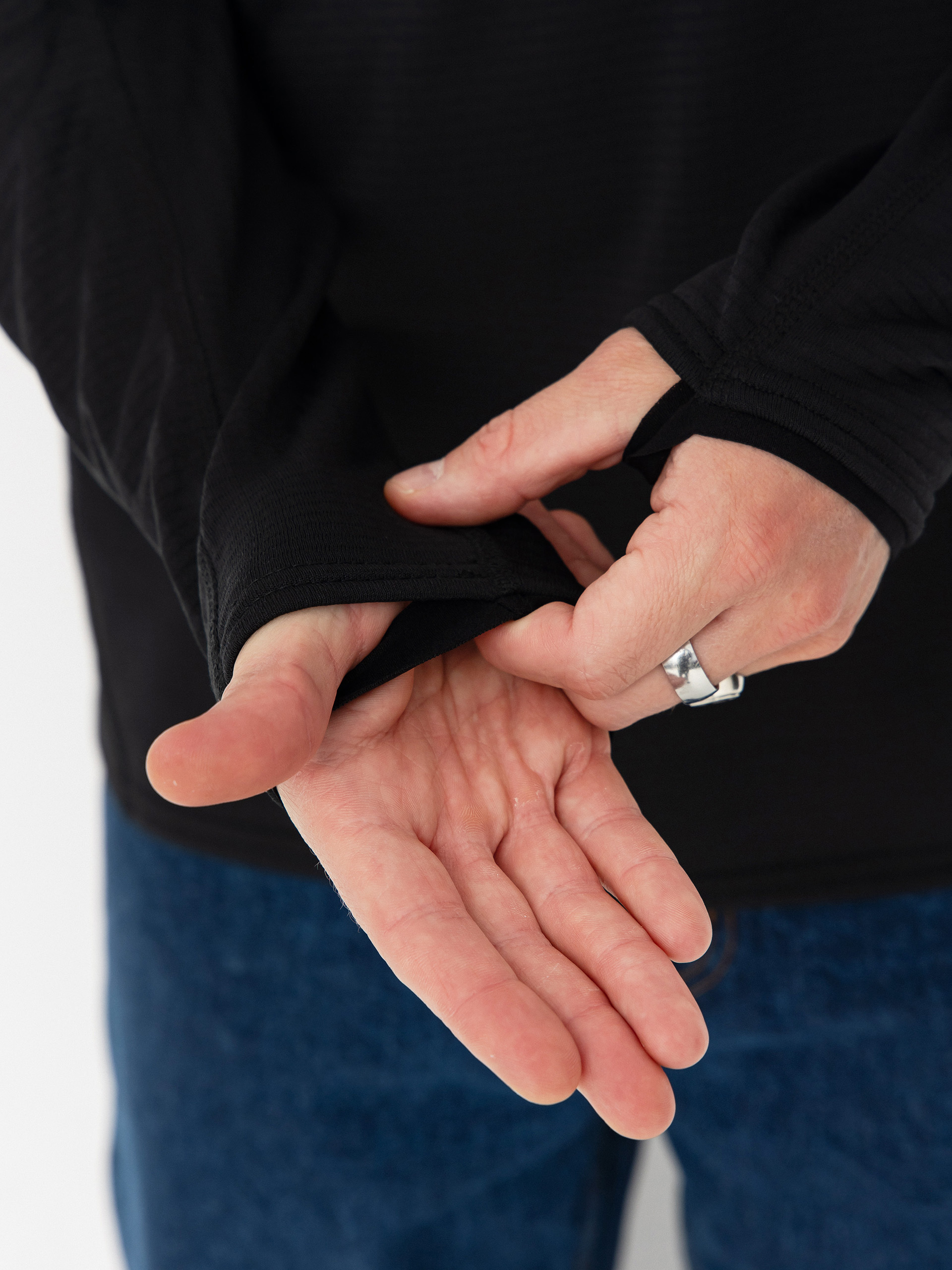 Férfi Thermo pulóver Volcom Gridlock Mock Neck (black)