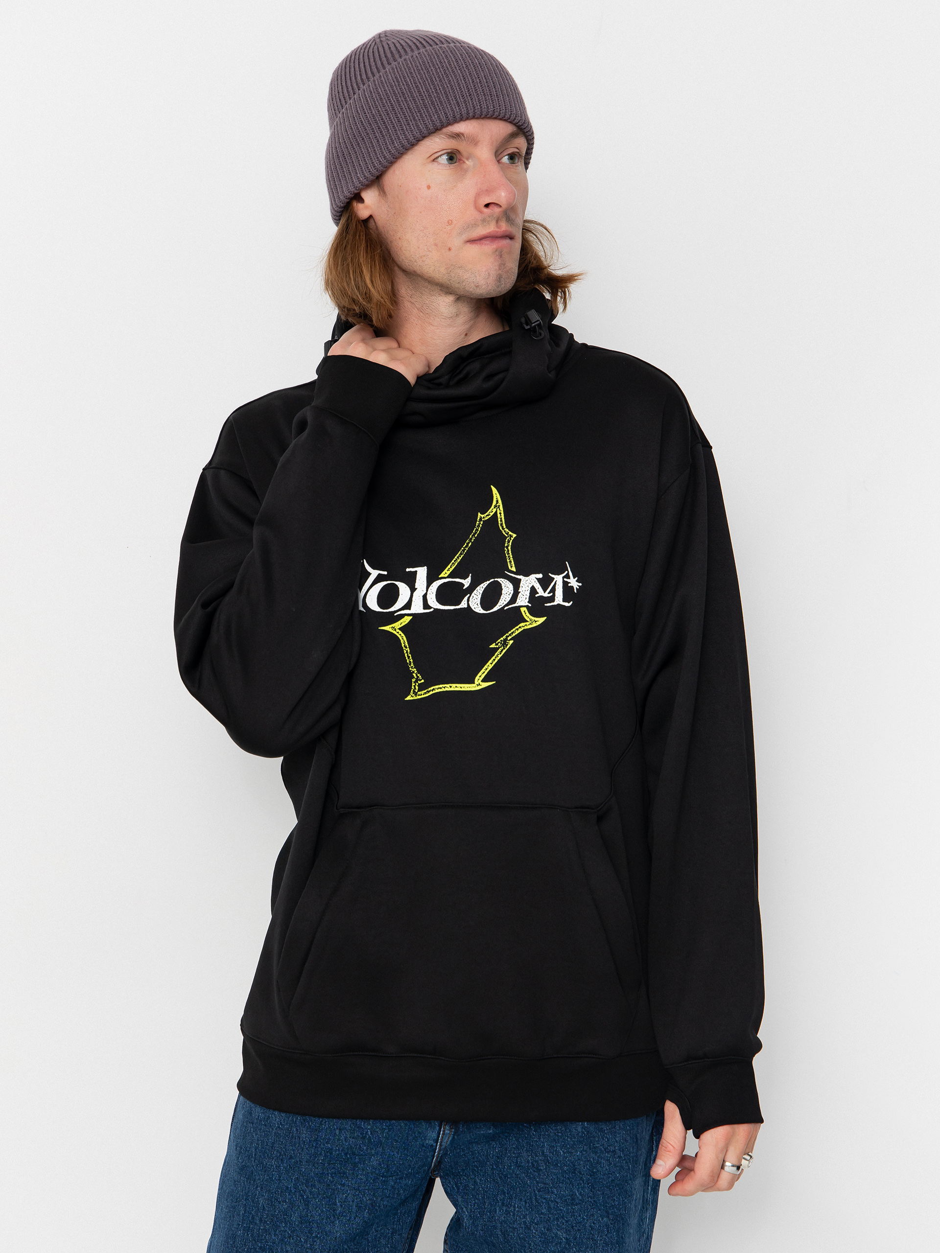 Volcom Hydro Riding HD Kapucnis pulóver (black)
