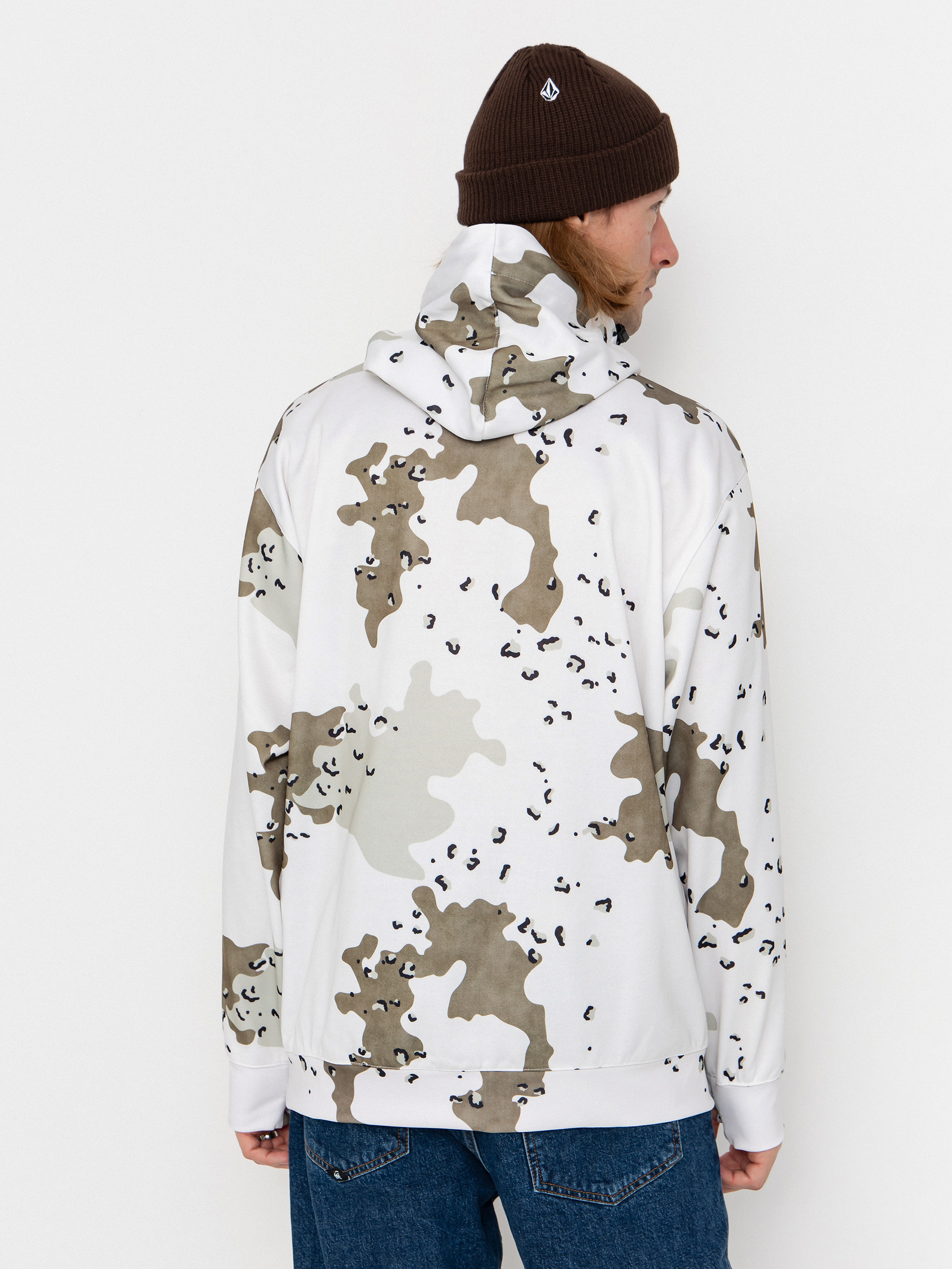 Volcom Hydro Riding HD Kapucnis pulóver (white)