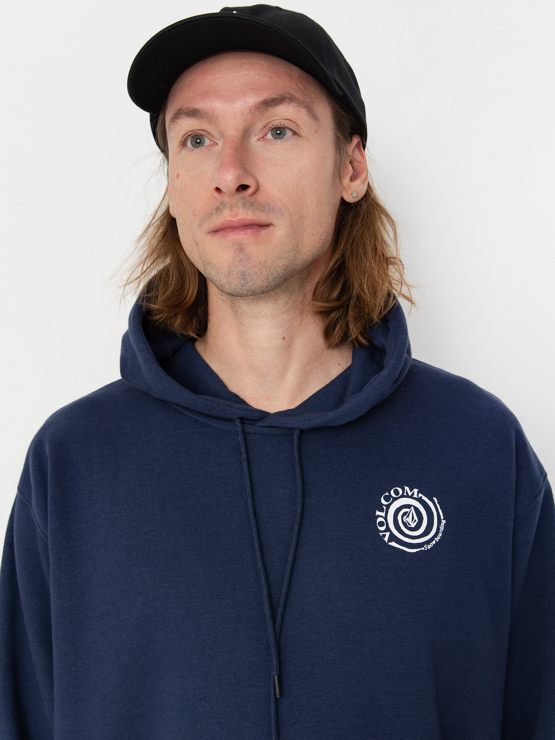 Férfi Volcom Essential HD Thermo pulóver (deep blue)