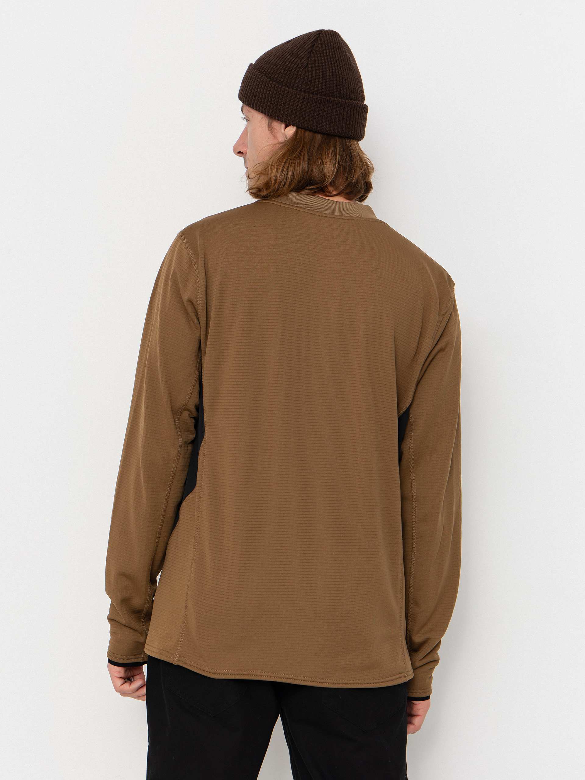 Férfi Volcom Gridlock Crew Neck Thermo pulóver (bronze)