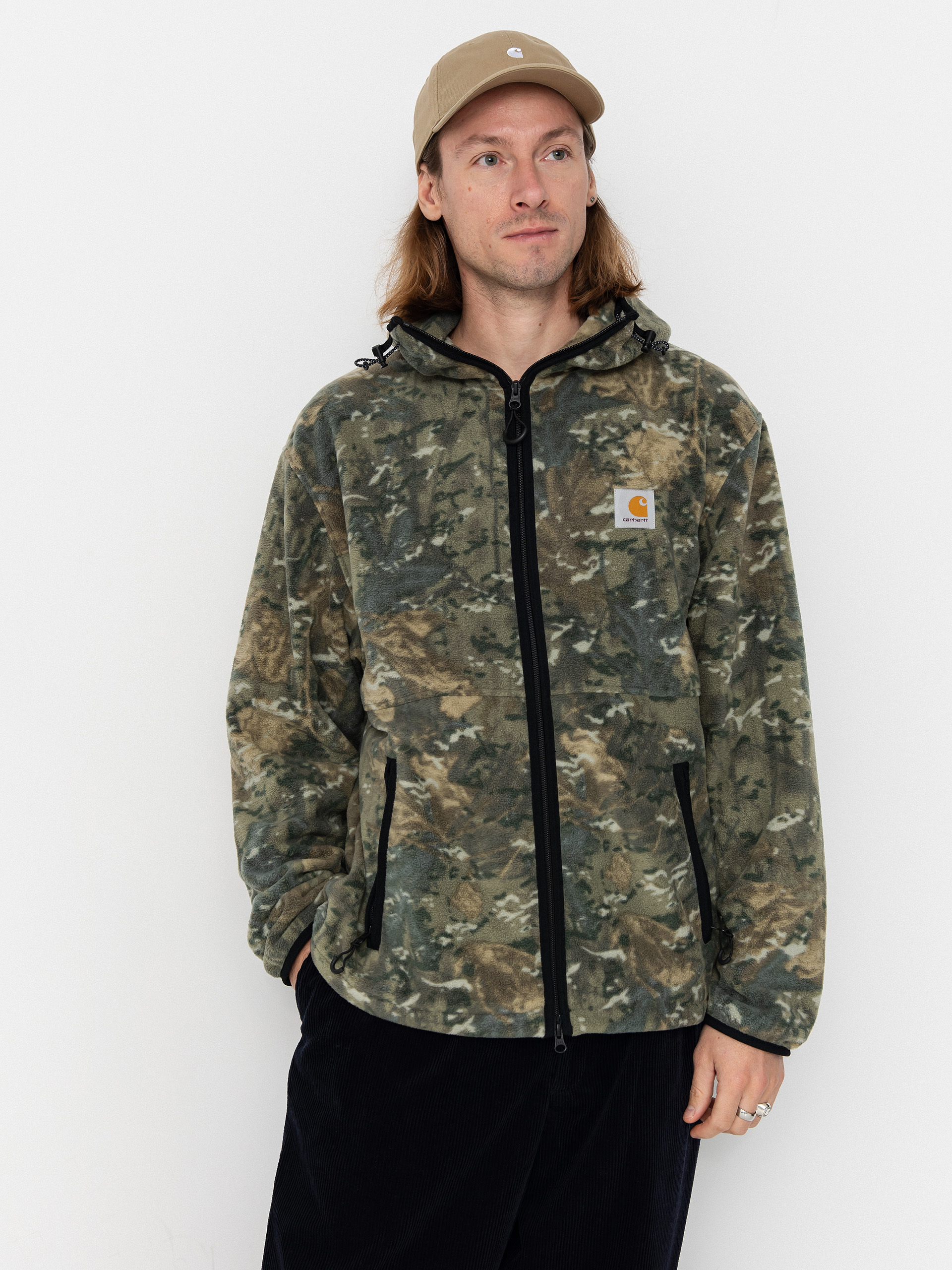 Carhartt WIP Blevin Polár pulóver (camo combi/green)