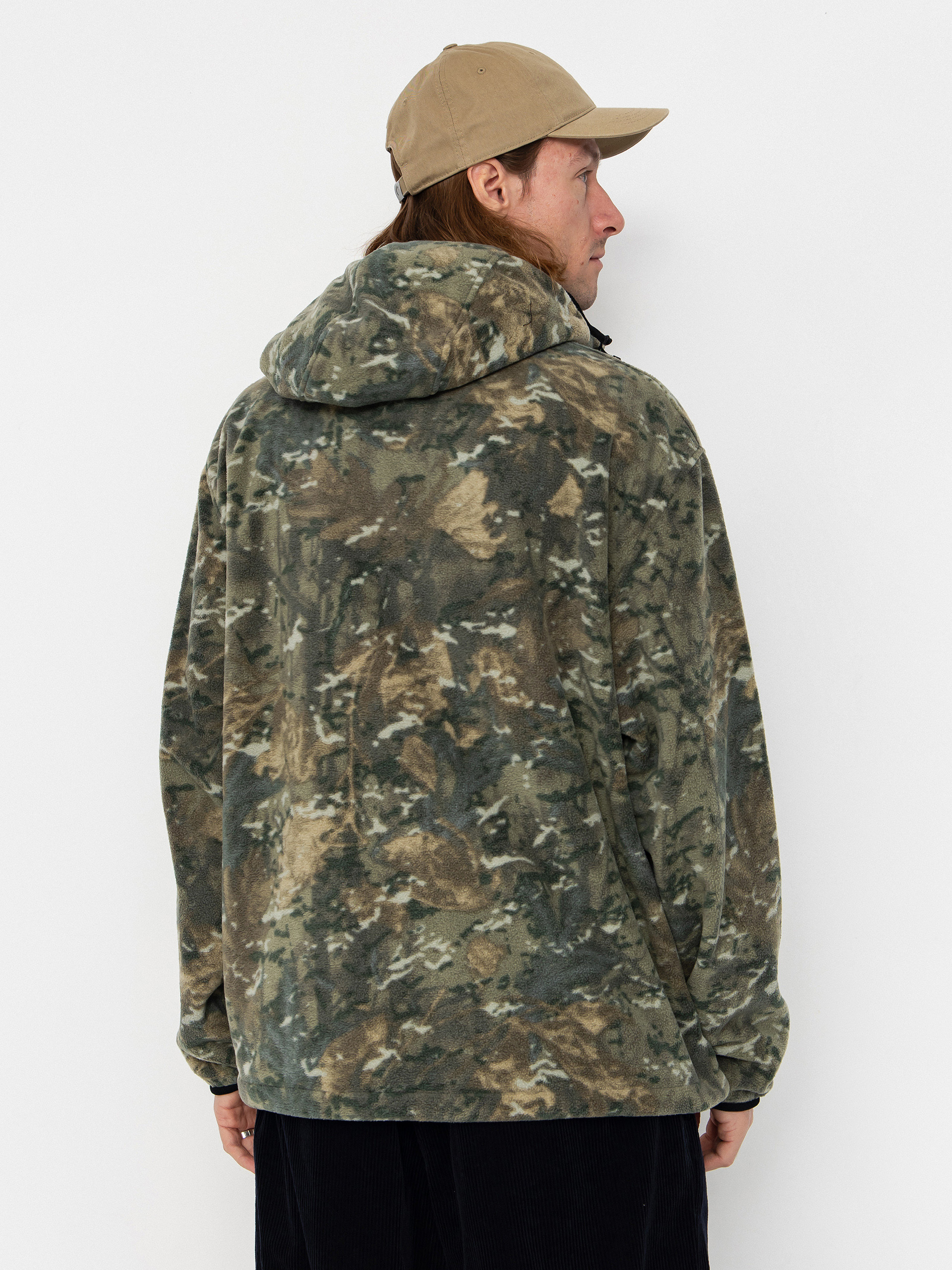 Férfi Carhartt WIP Blevin Polár pulóver (camo combi/green)