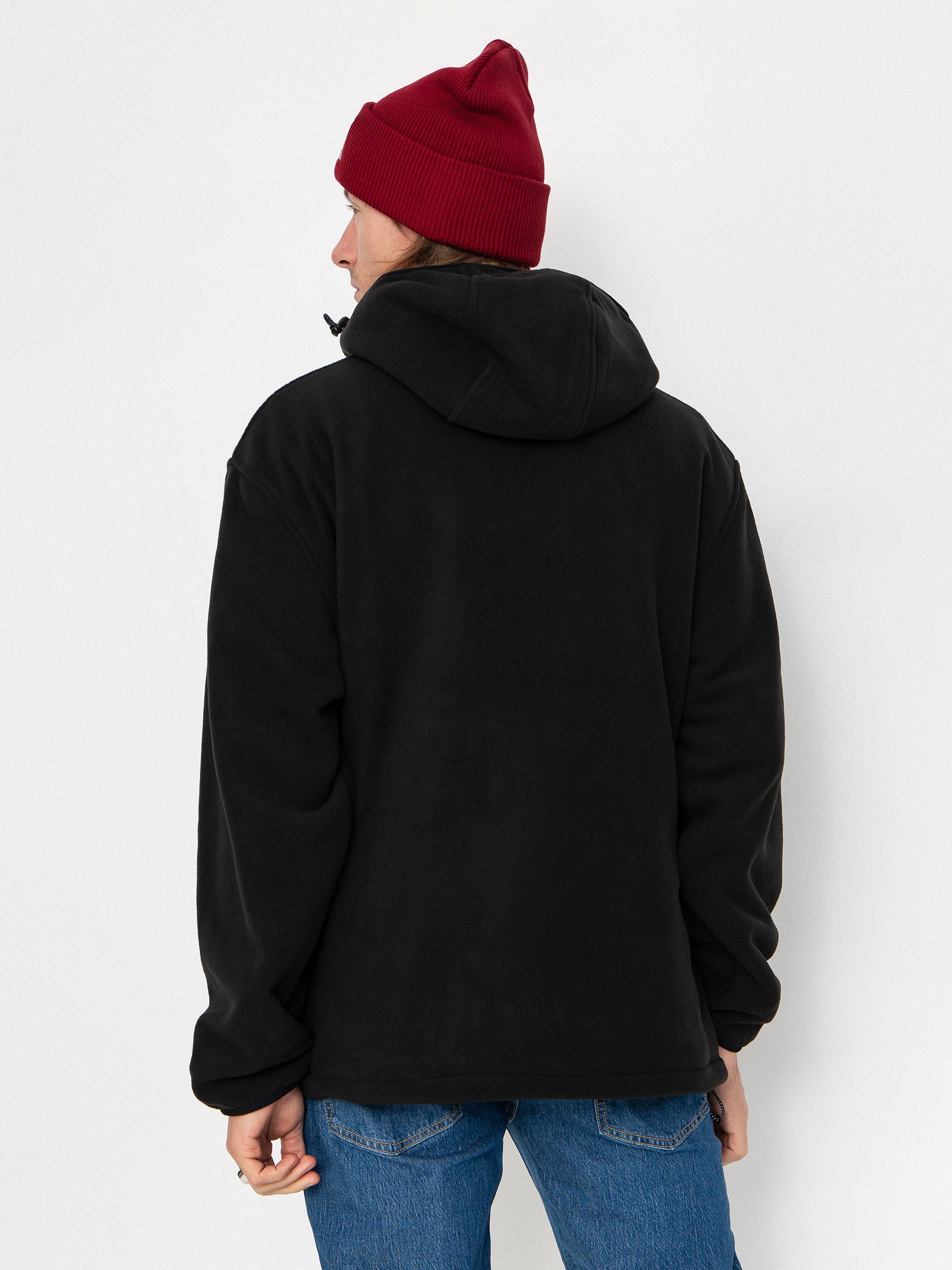 Férfi Carhartt WIP Blevin Polár pulóver (black)