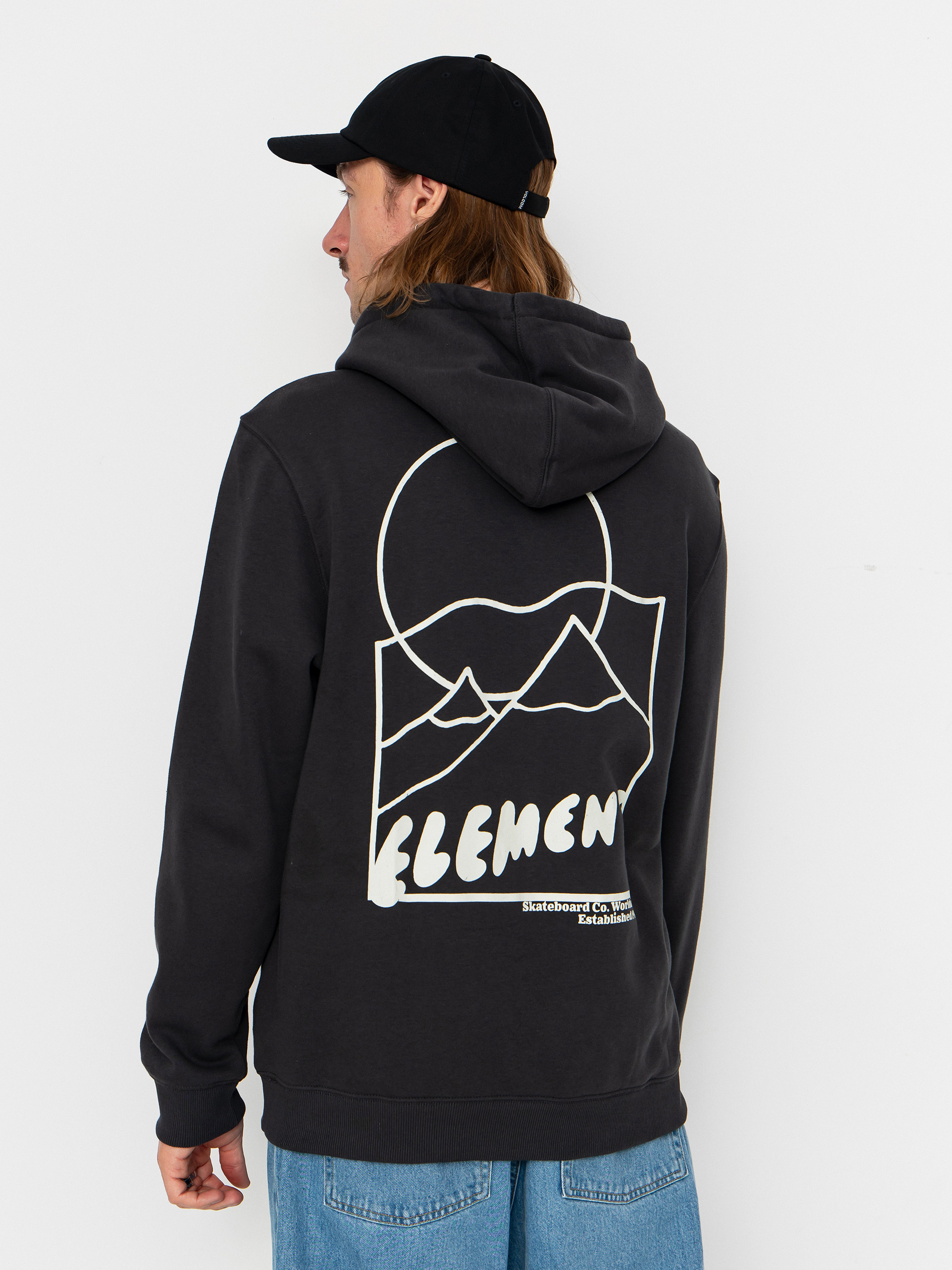 Element Sunrise HD Kapucnis pulóver (off black)
