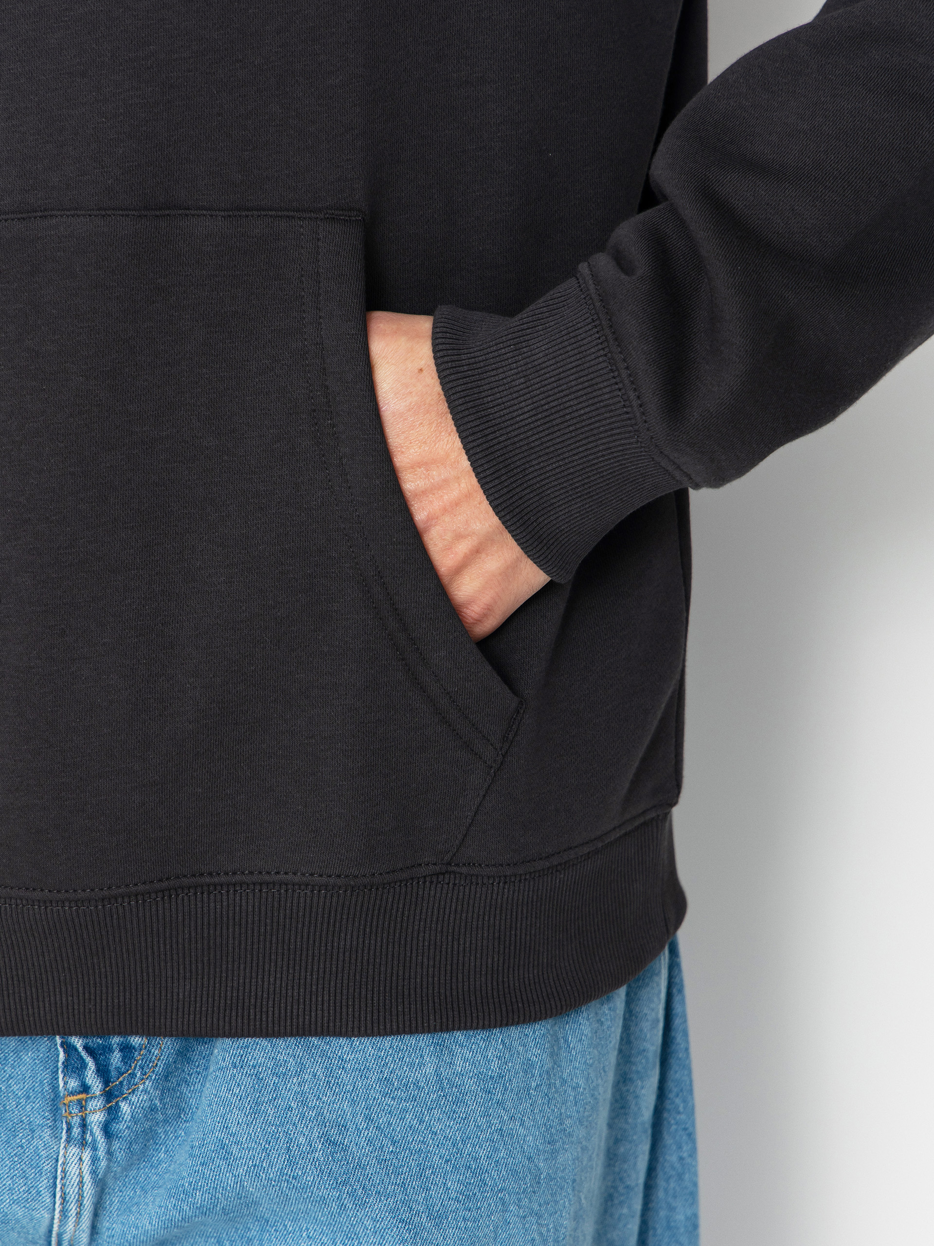 Kapucnis pulóver Element Sunrise HD (off black)