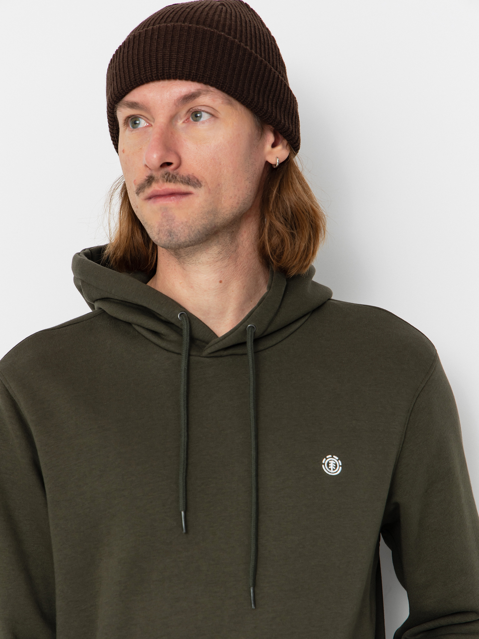 Element Icon Embroidery HD Kapucnis pulóver (forest night)