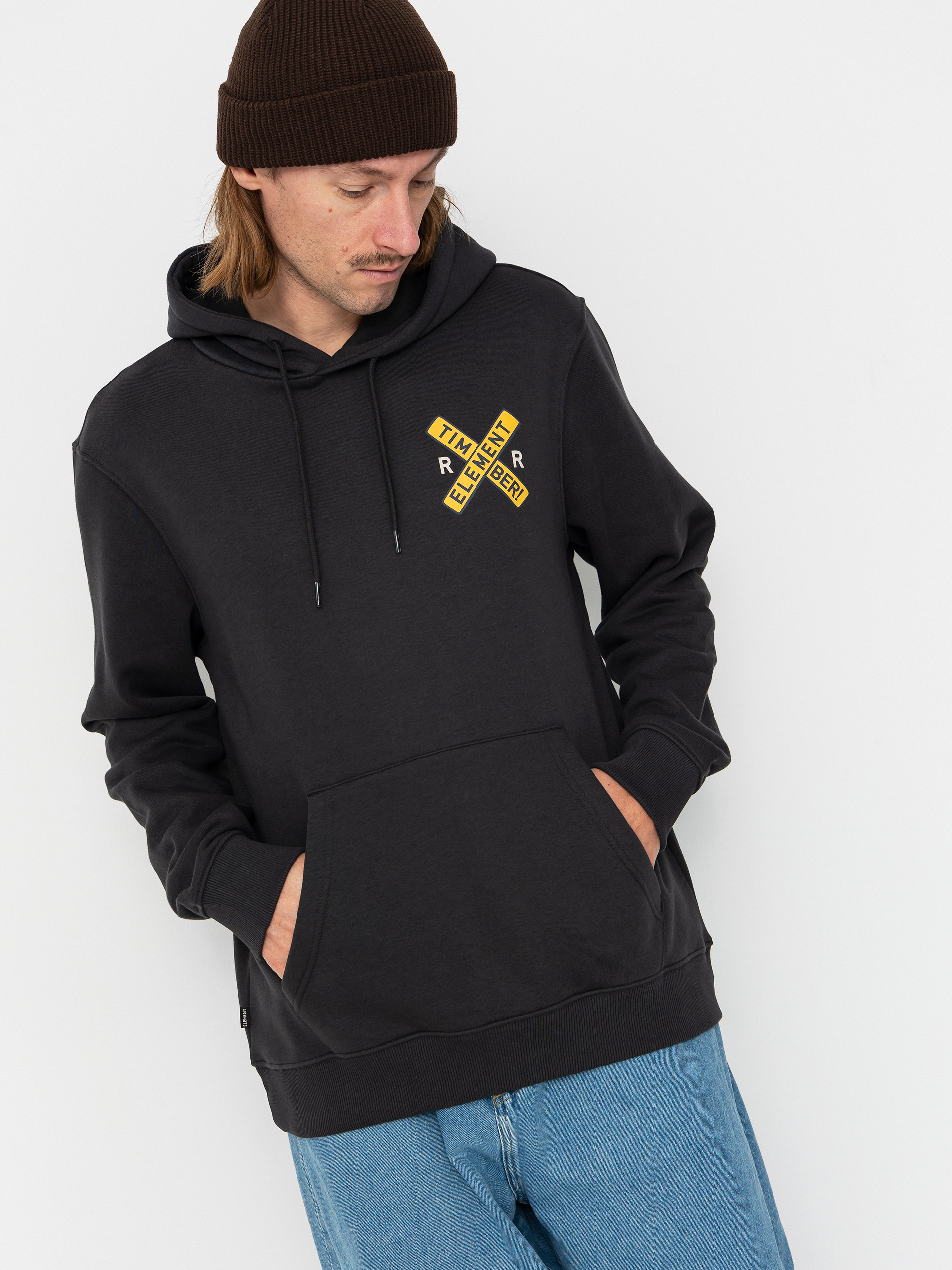 Element Timber Signs HD Kapucnis pulóver (off black)