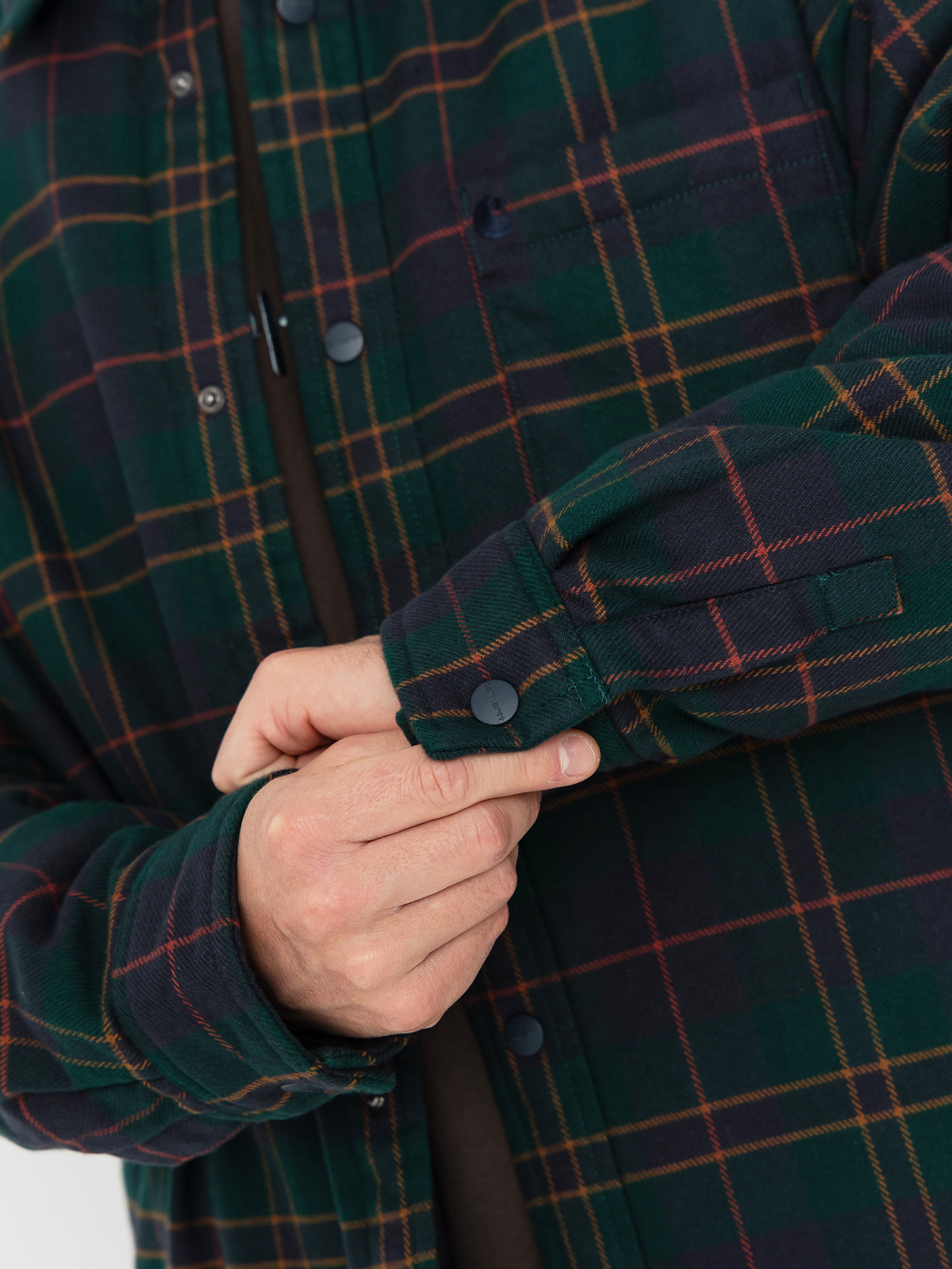 Carhartt WIP Gargan Dzseki (gargan check/dark fir)