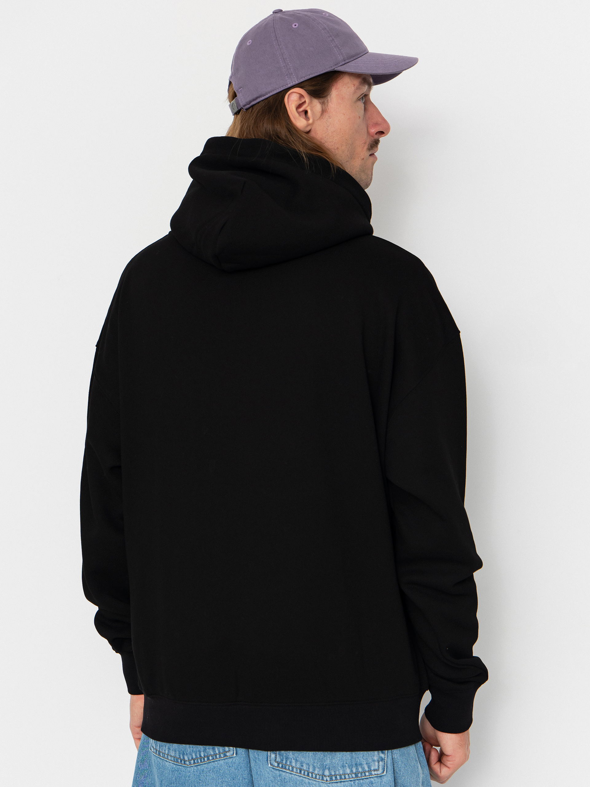 Kapucnis pulóver Homeboy Plaid Helvetica HD (black)