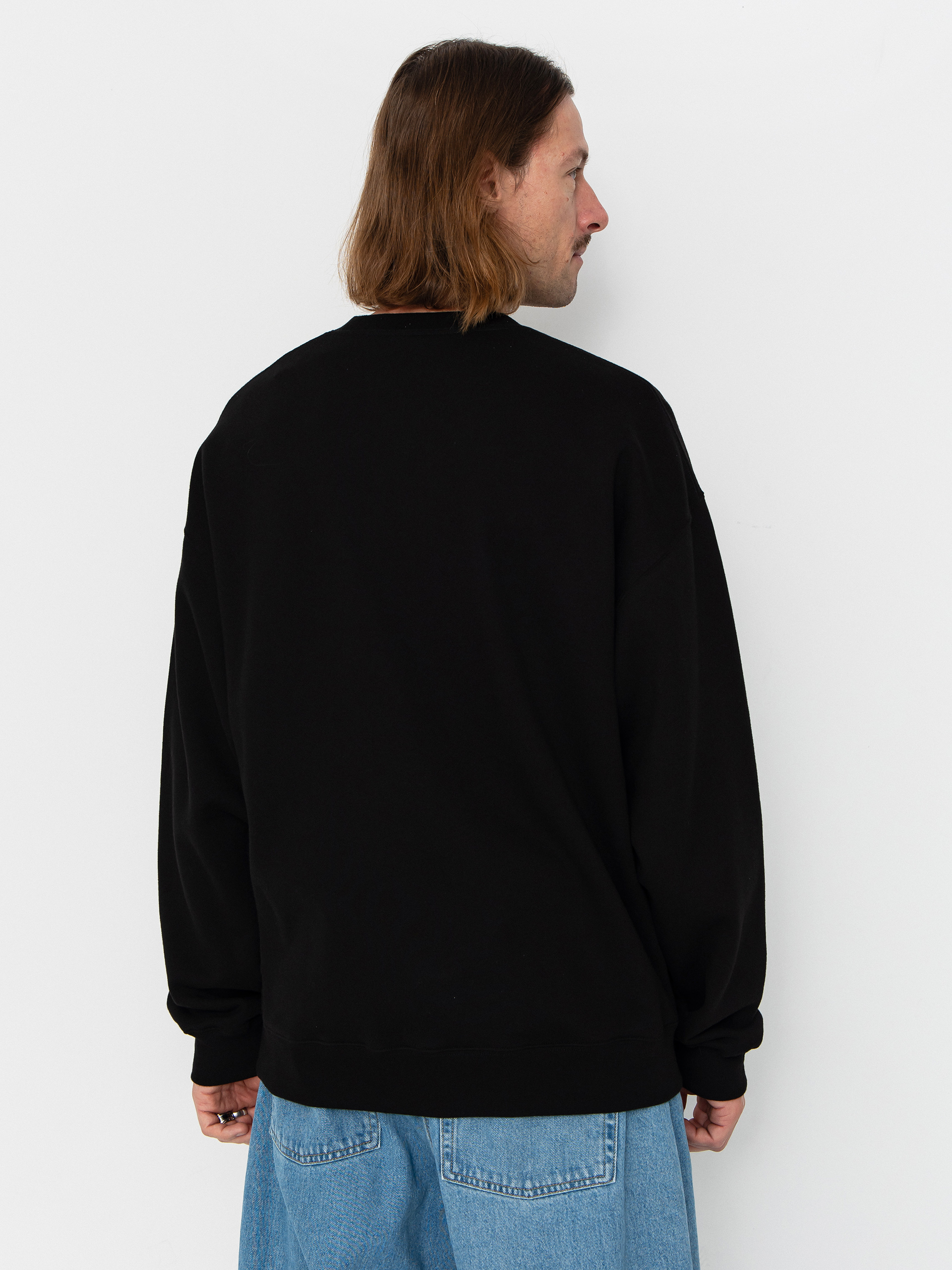 Polar Skate Dave Crewneck Sacrifice Pulóver (black)