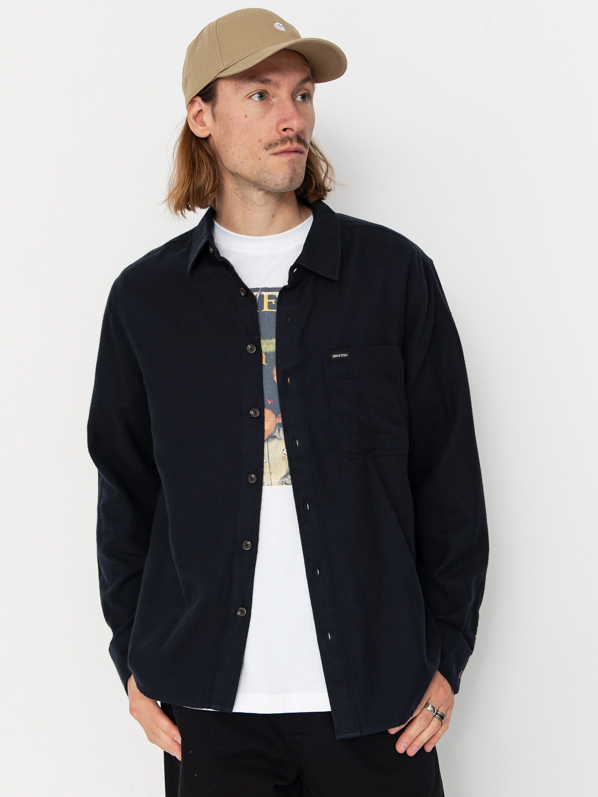 Brixton Hasting Lw Flannel Ing (black)