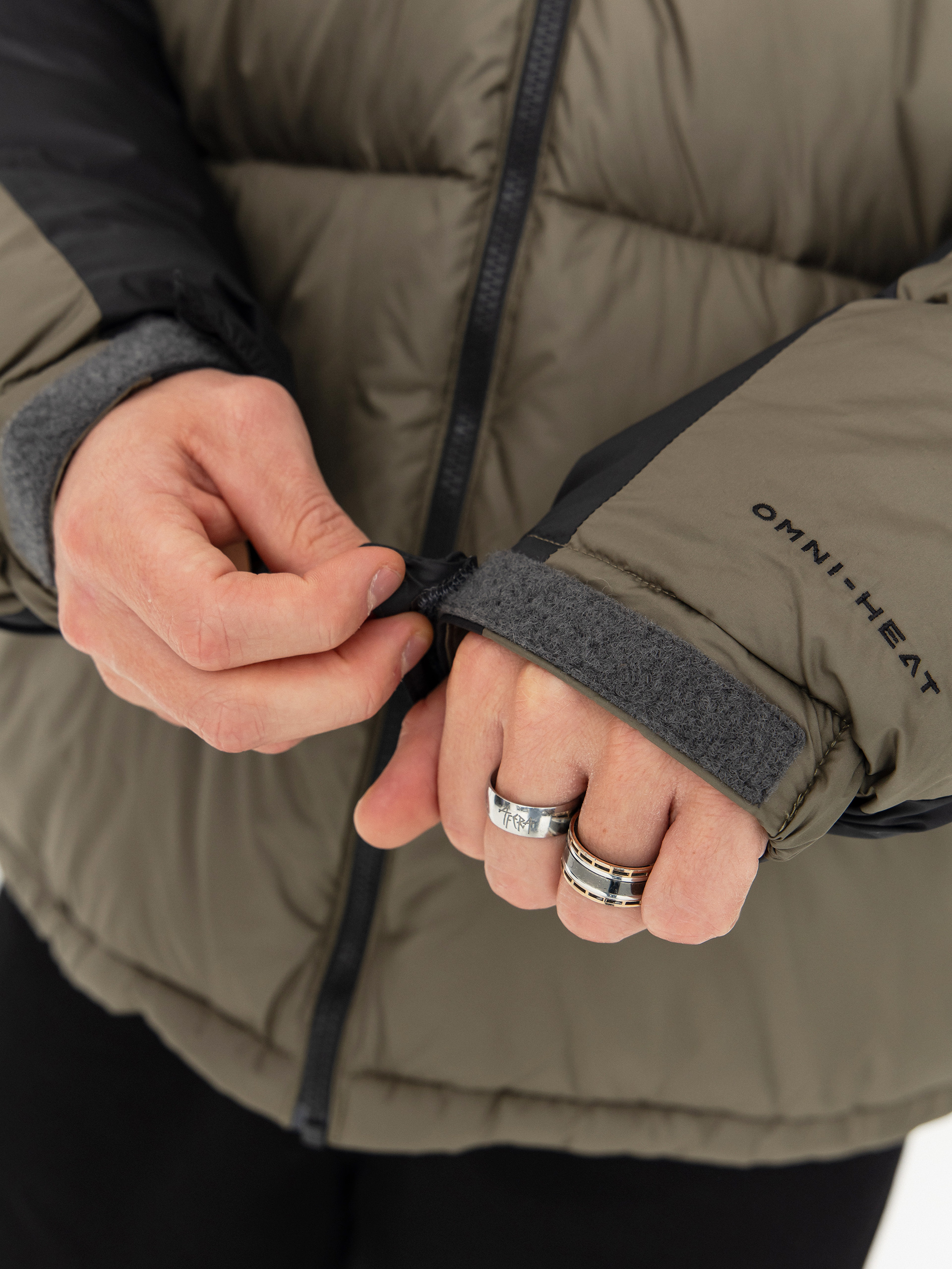 Dzseki Columbia Pike Lake II Hooded (stone green/shark)