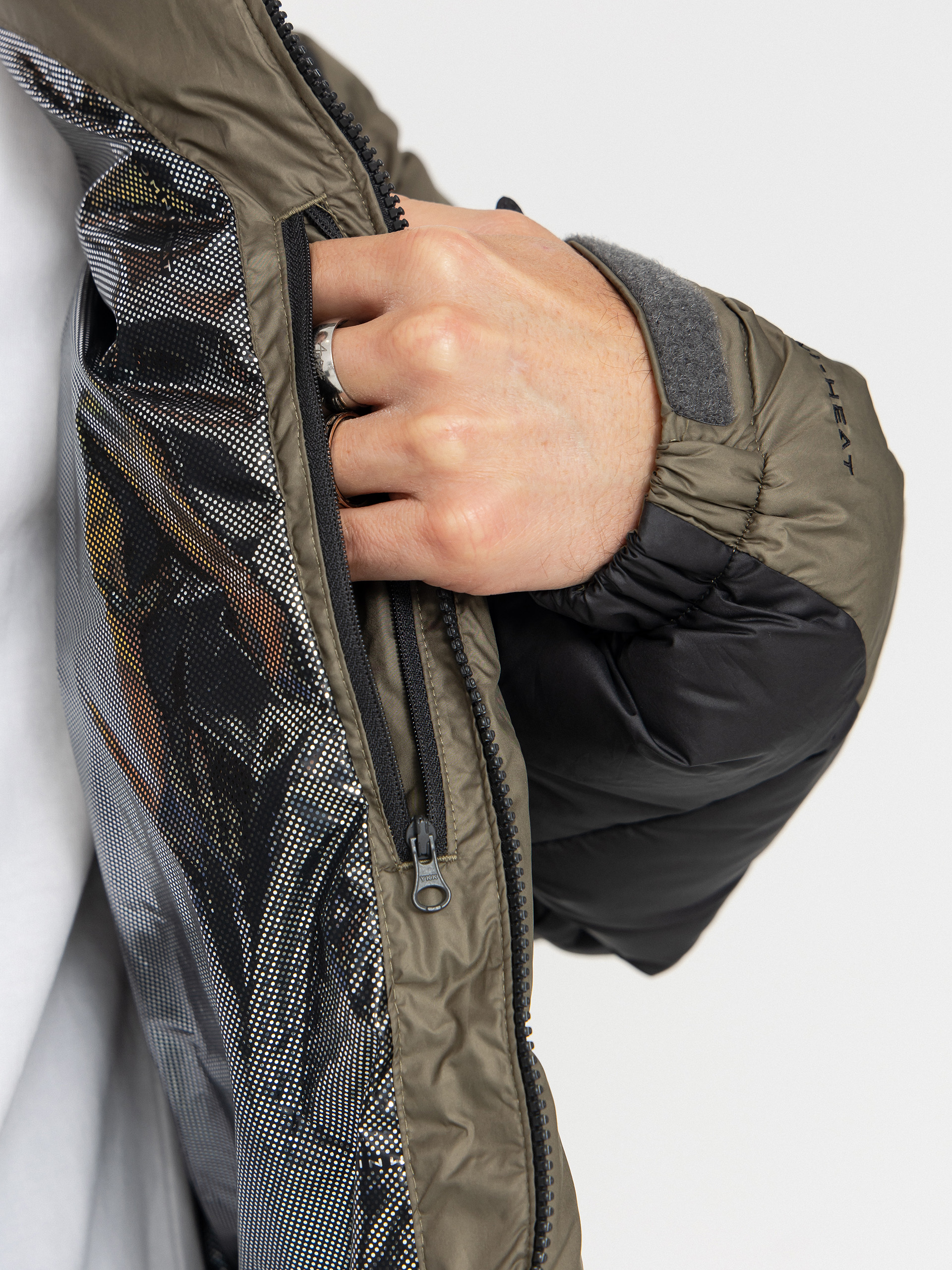 Dzseki Columbia Pike Lake II Hooded (stone green/shark)