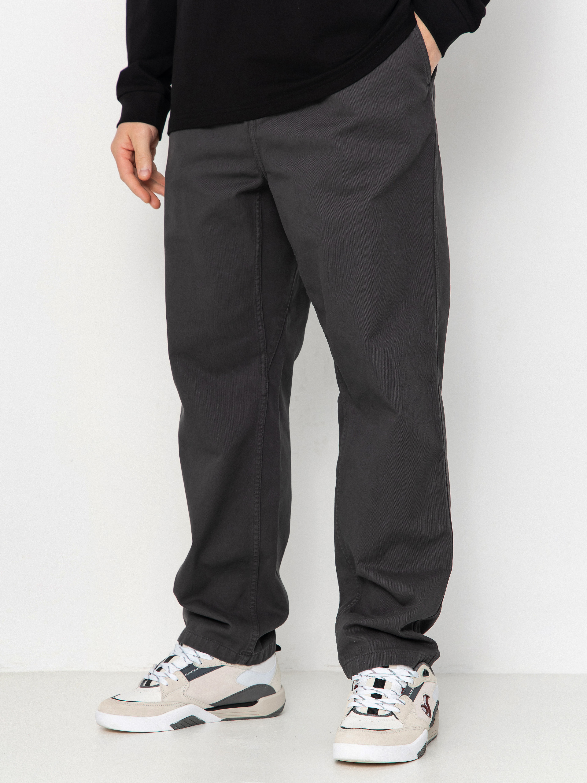 Kisnadrág Carhartt WIP Flint (graphite/garment dyed)