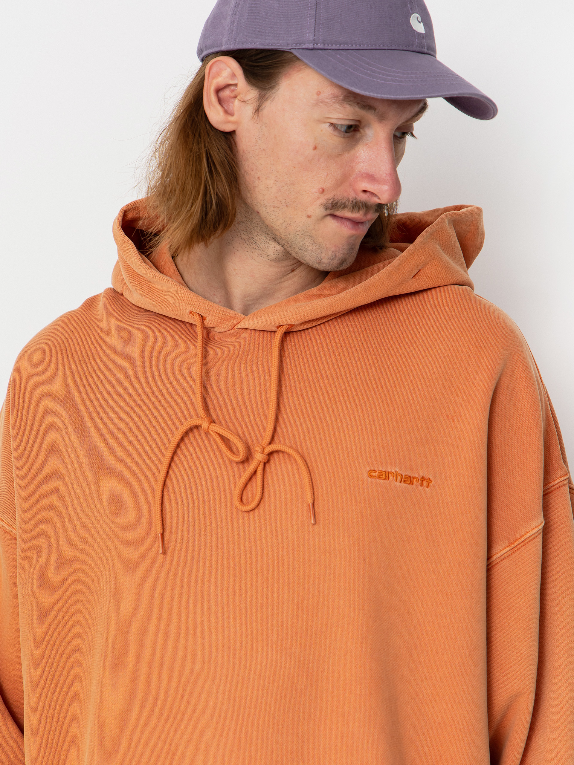 Carhartt WIP Benton HD Kapucnis pulóver (redhaven)