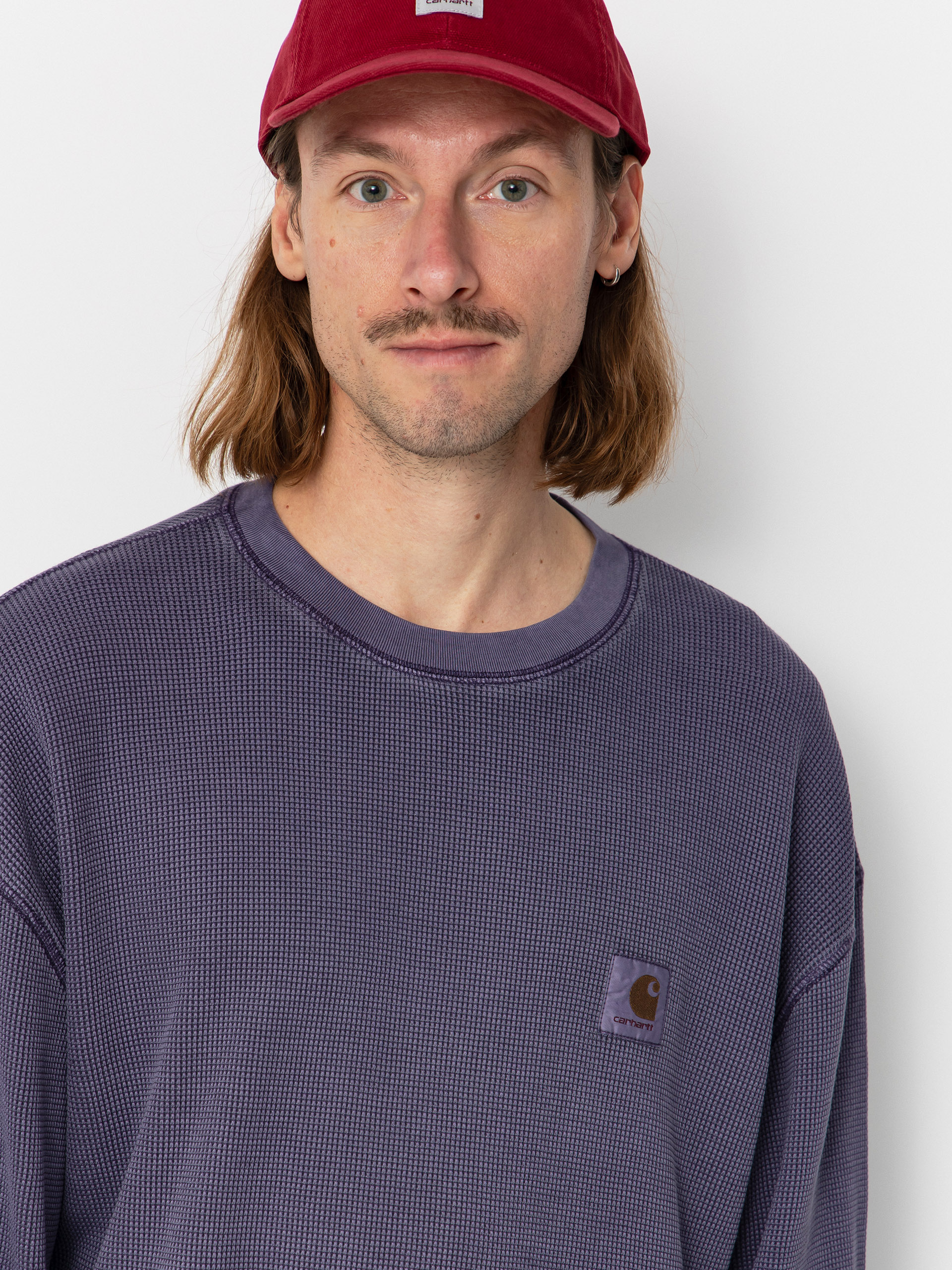 Carhartt WIP Vista Waffle Hosszú ujjú felső (lakers/garment dyed)