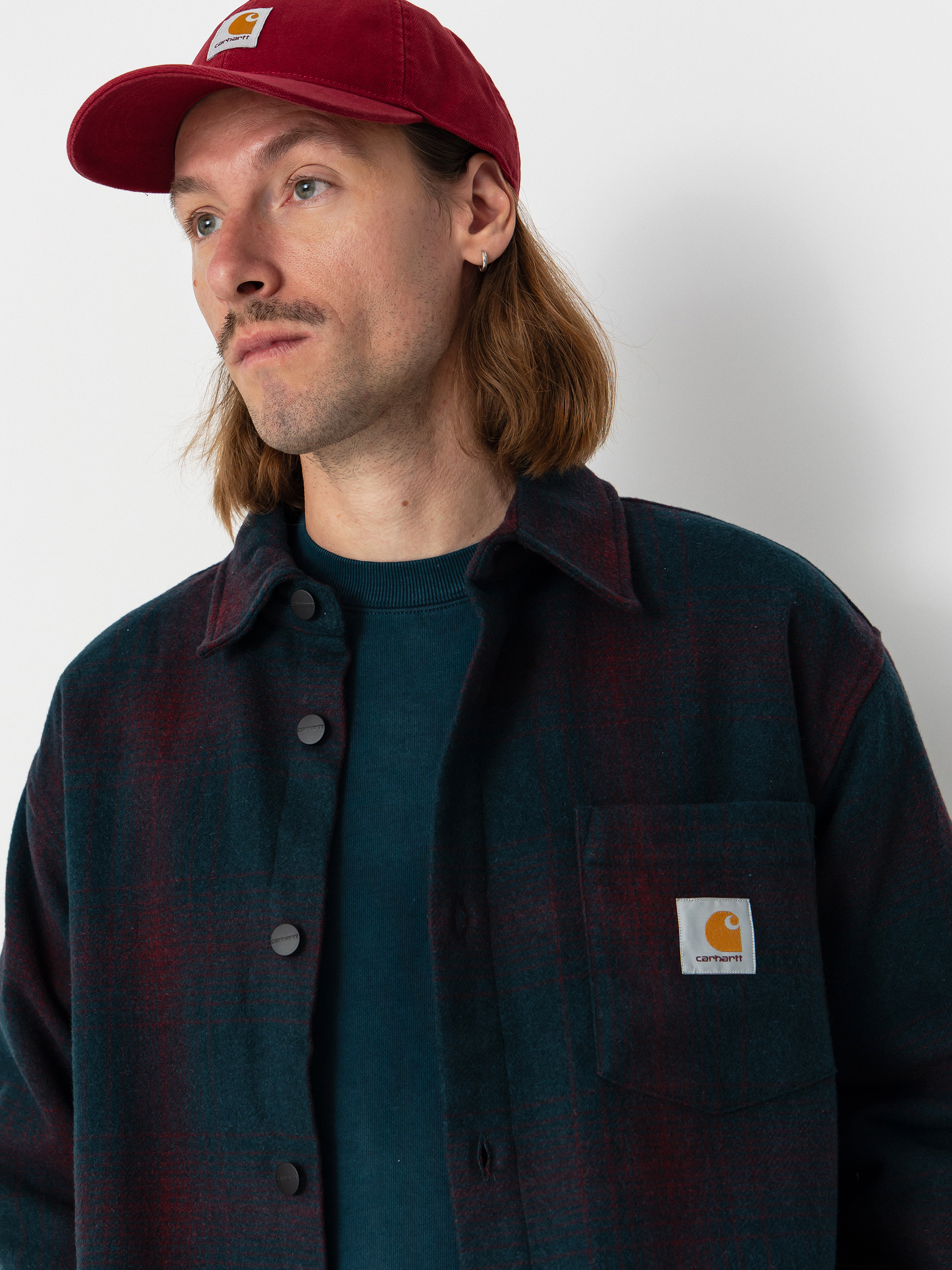 Dzseki Carhartt WIP Brennan (brennan check/deep lagoon/rondo)