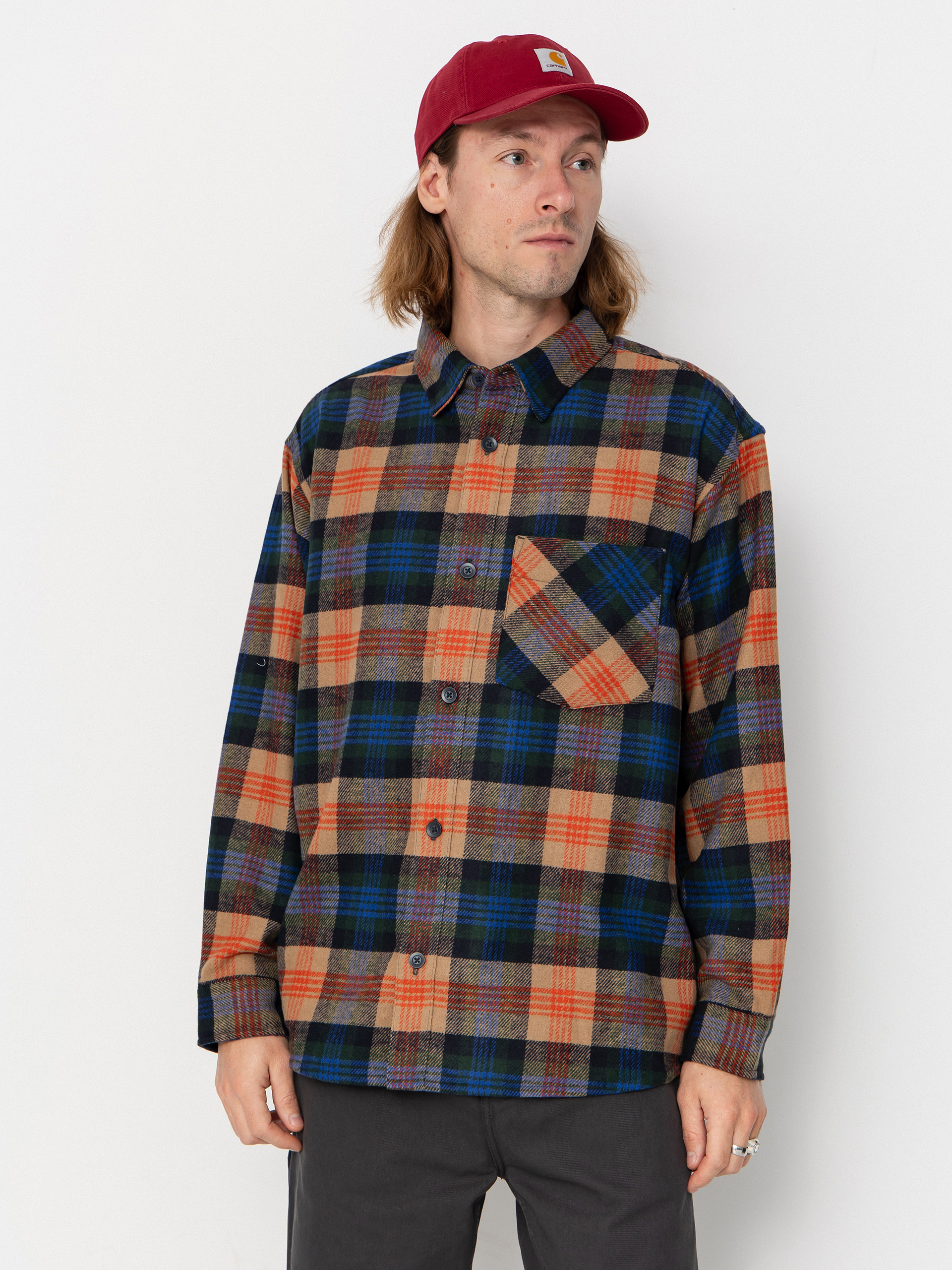 Ing Carhartt WIP Dern (dern check/sycamore tree)